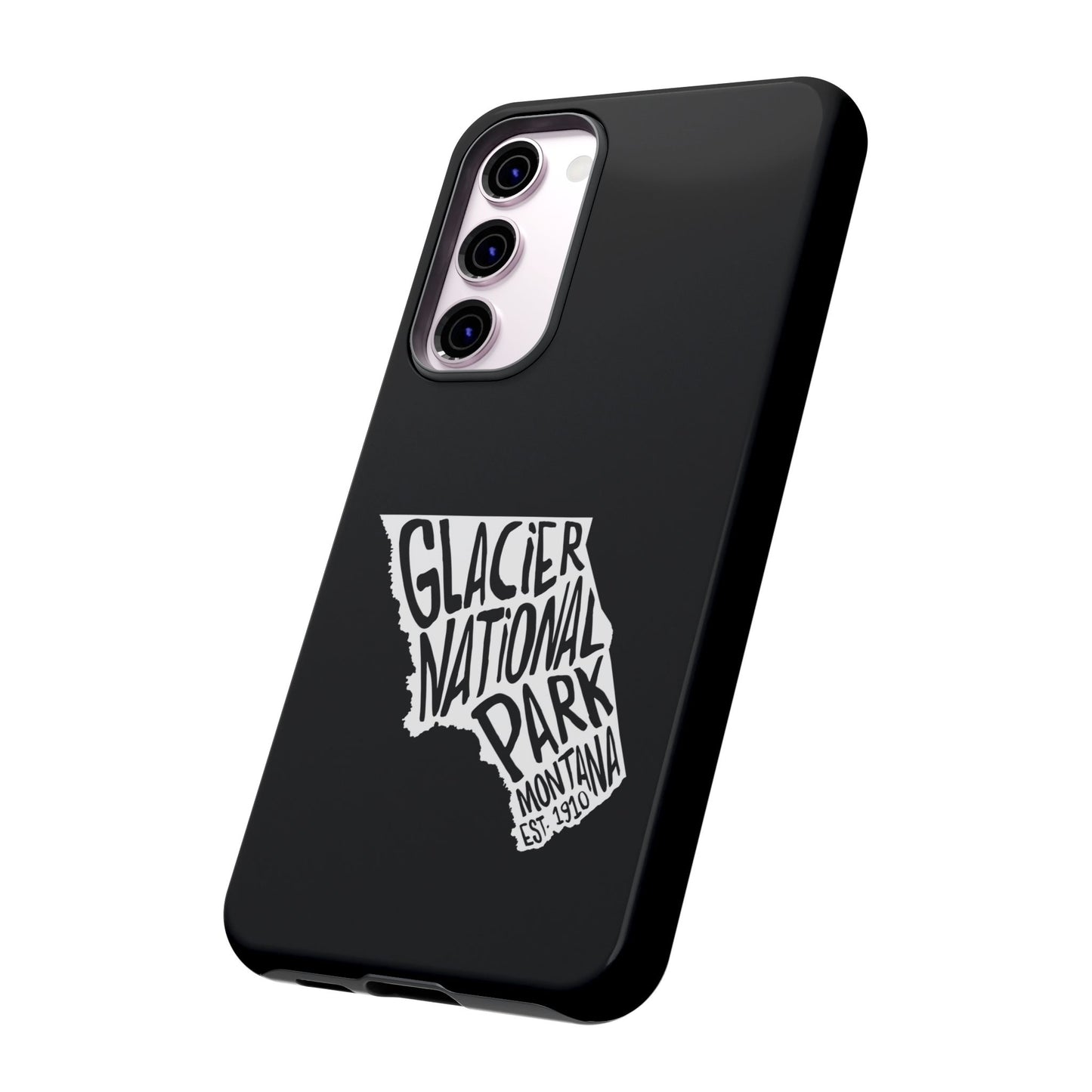 Glacier National Park Phone Case - Map Design