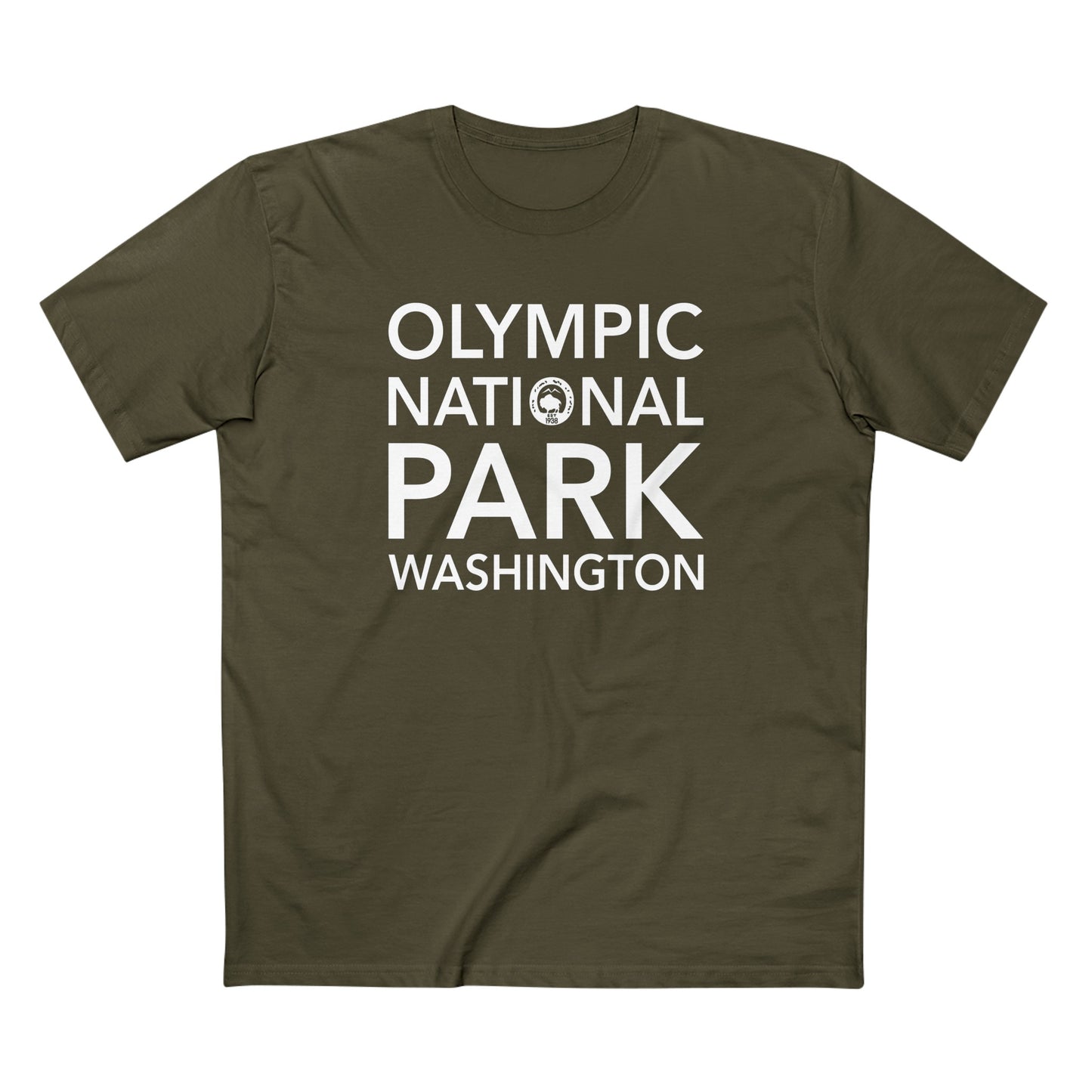 Olympic National Park T-Shirt Block Text