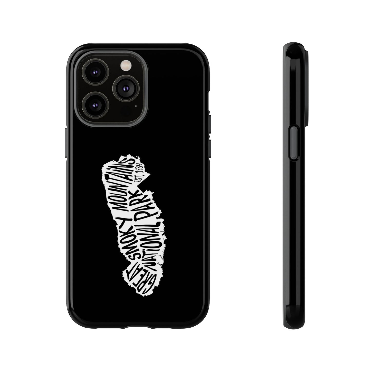 Great Smoky Mountains National Park Phone Case - Map Design