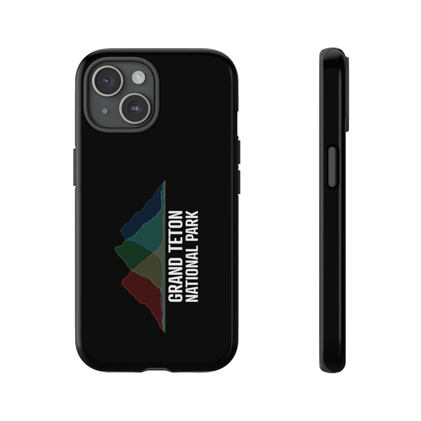 Grand Teton National Park Phone Case - Histogram Design