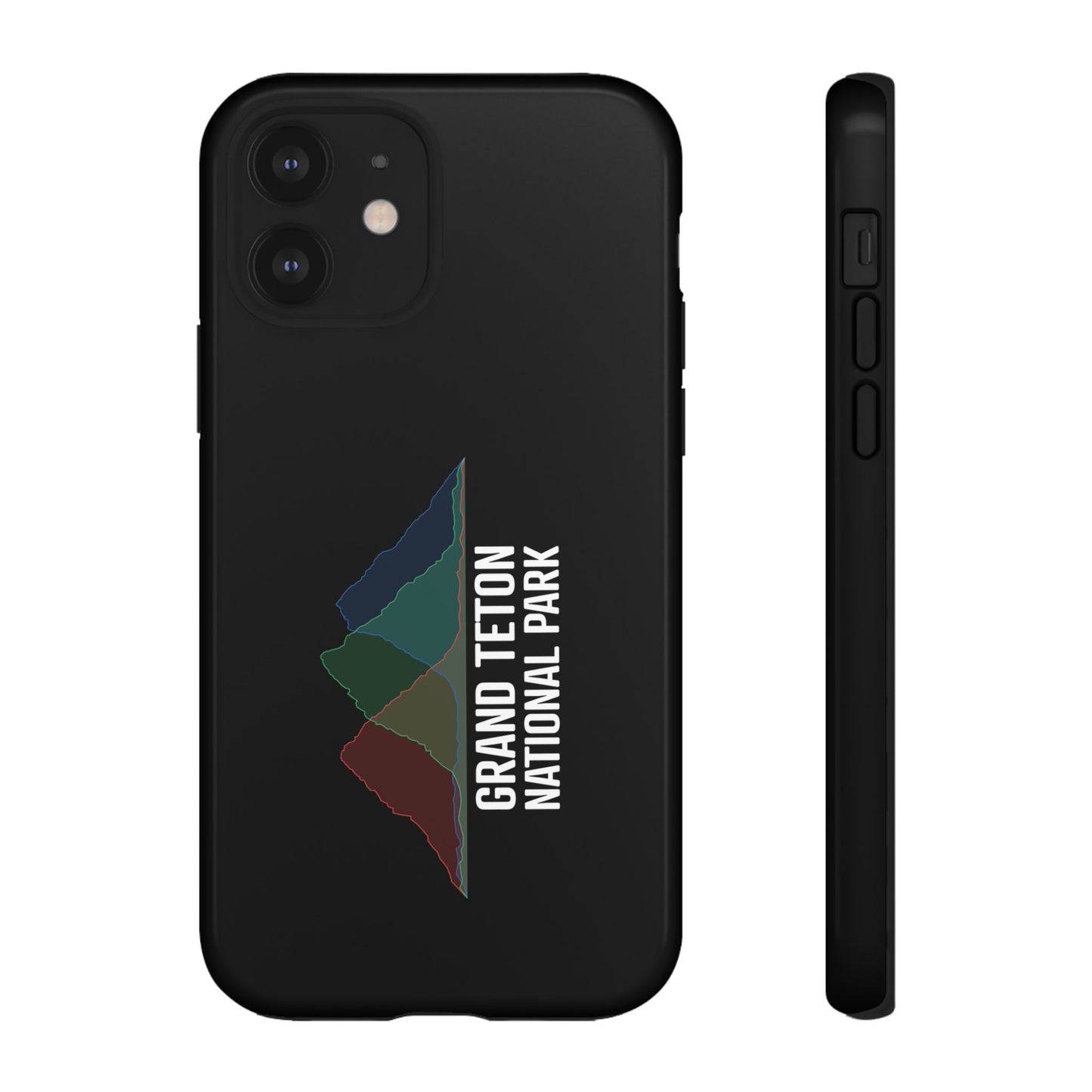 Grand Teton National Park Phone Case - Histogram Design