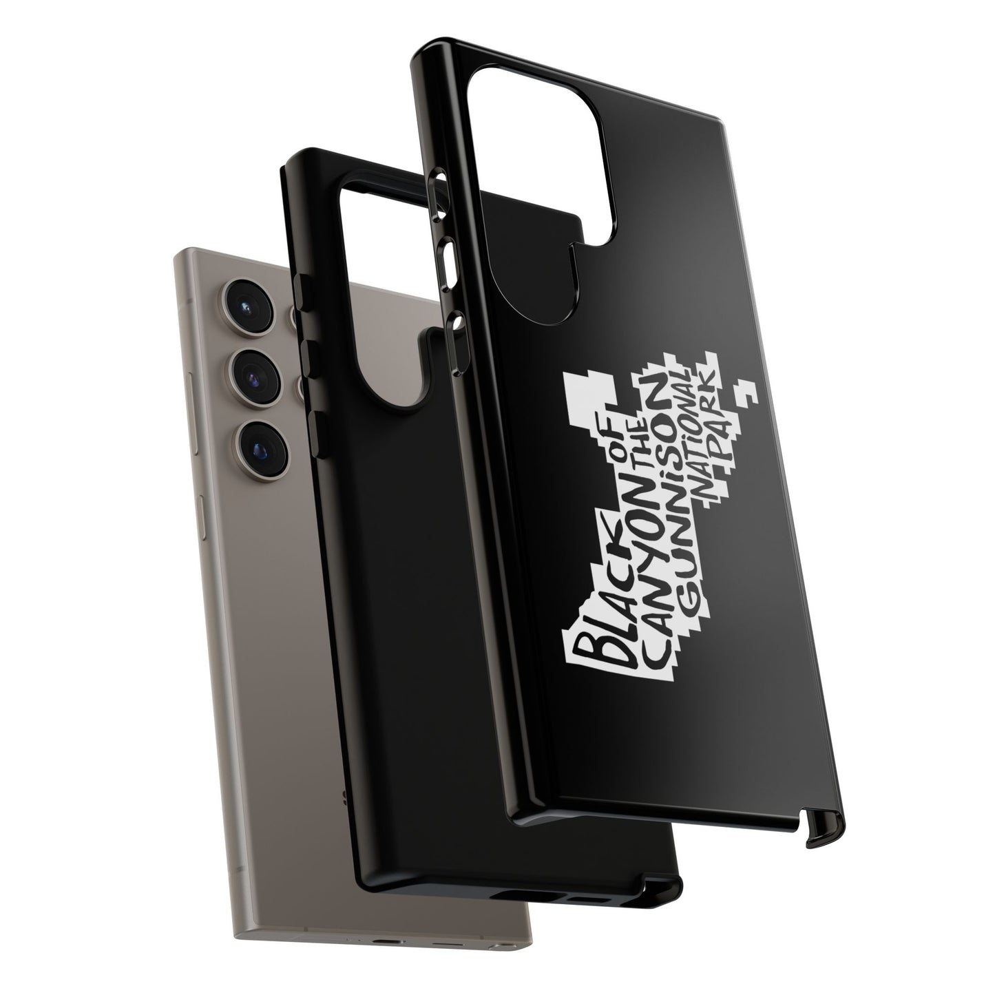 Black Canyon of the Gunnison National Park Phone Case - Map Design