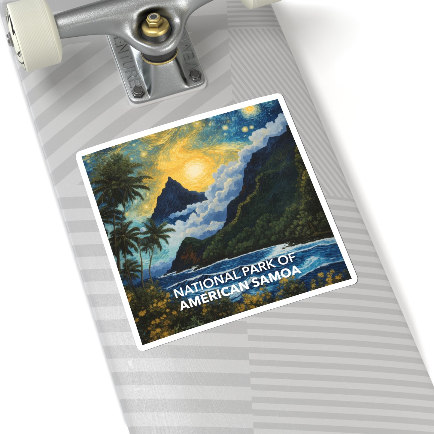 National Park of American Samoa Sticker - The Starry Night