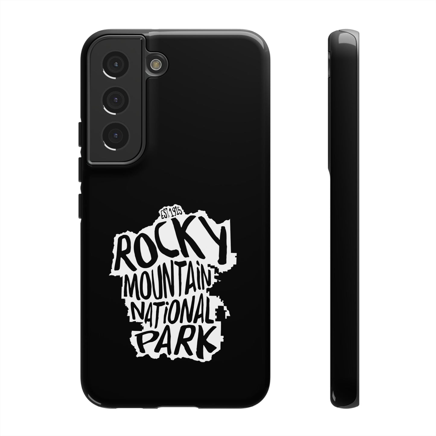 Rocky Mountain National Park Phone Case - Map Design