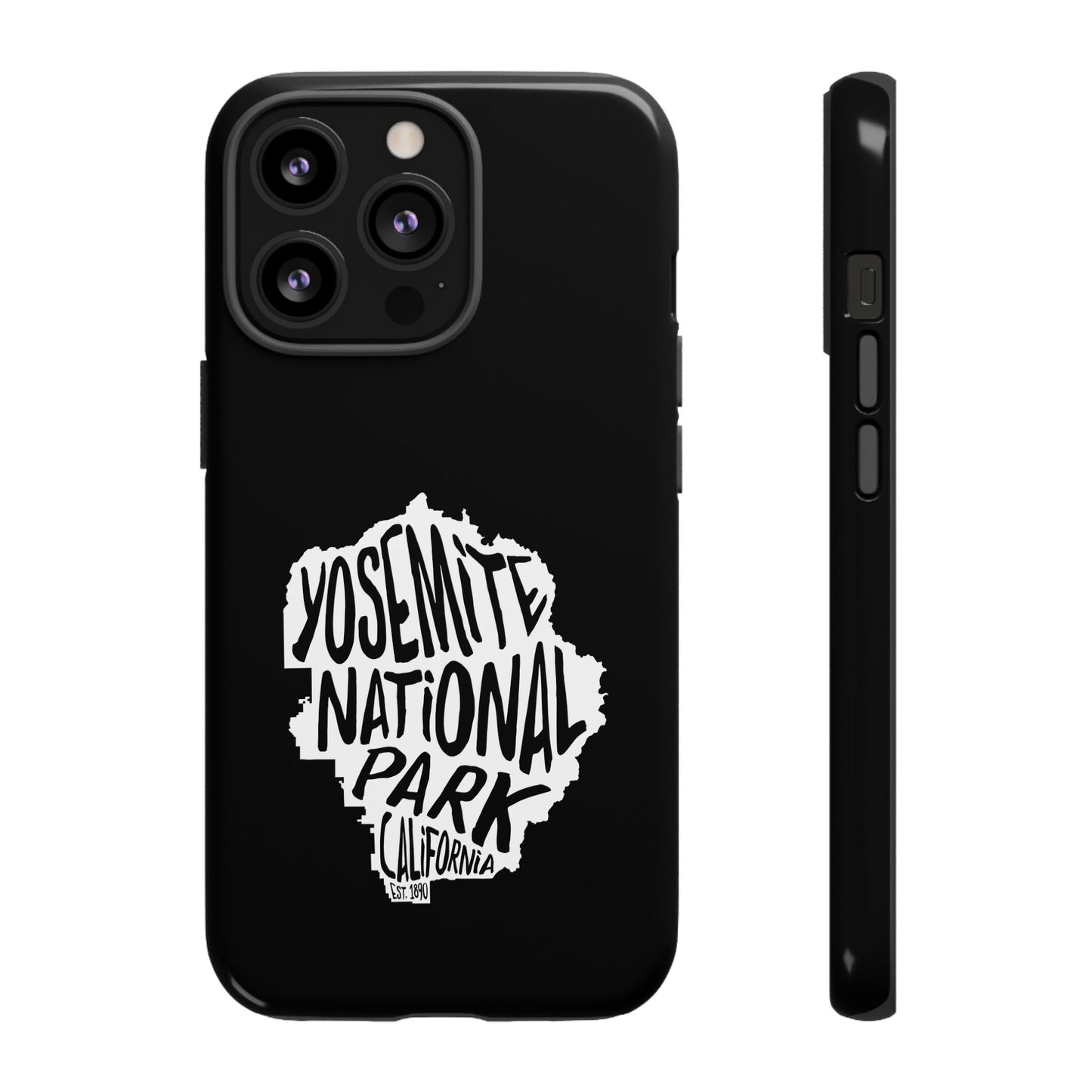 Yosemite National Park Phone Case - Map Design