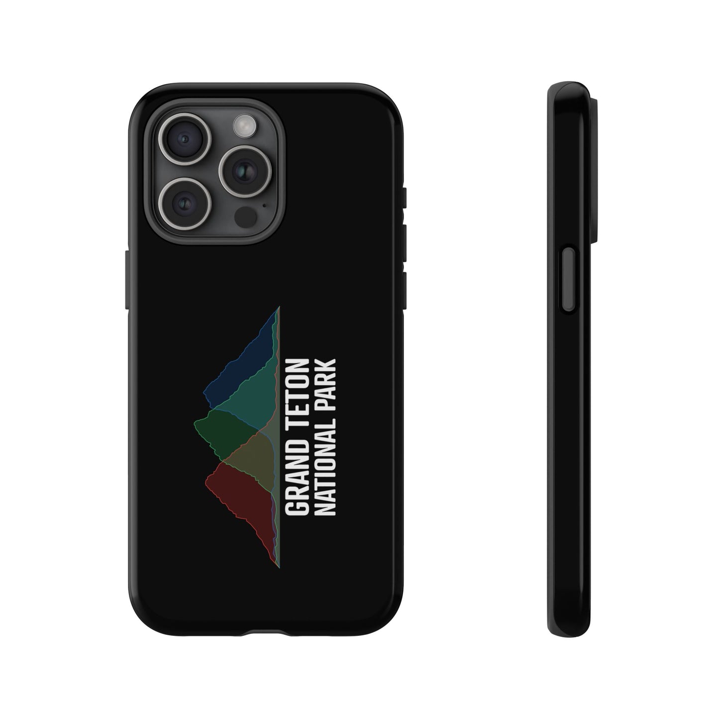 Grand Teton National Park Phone Case - Histogram Design
