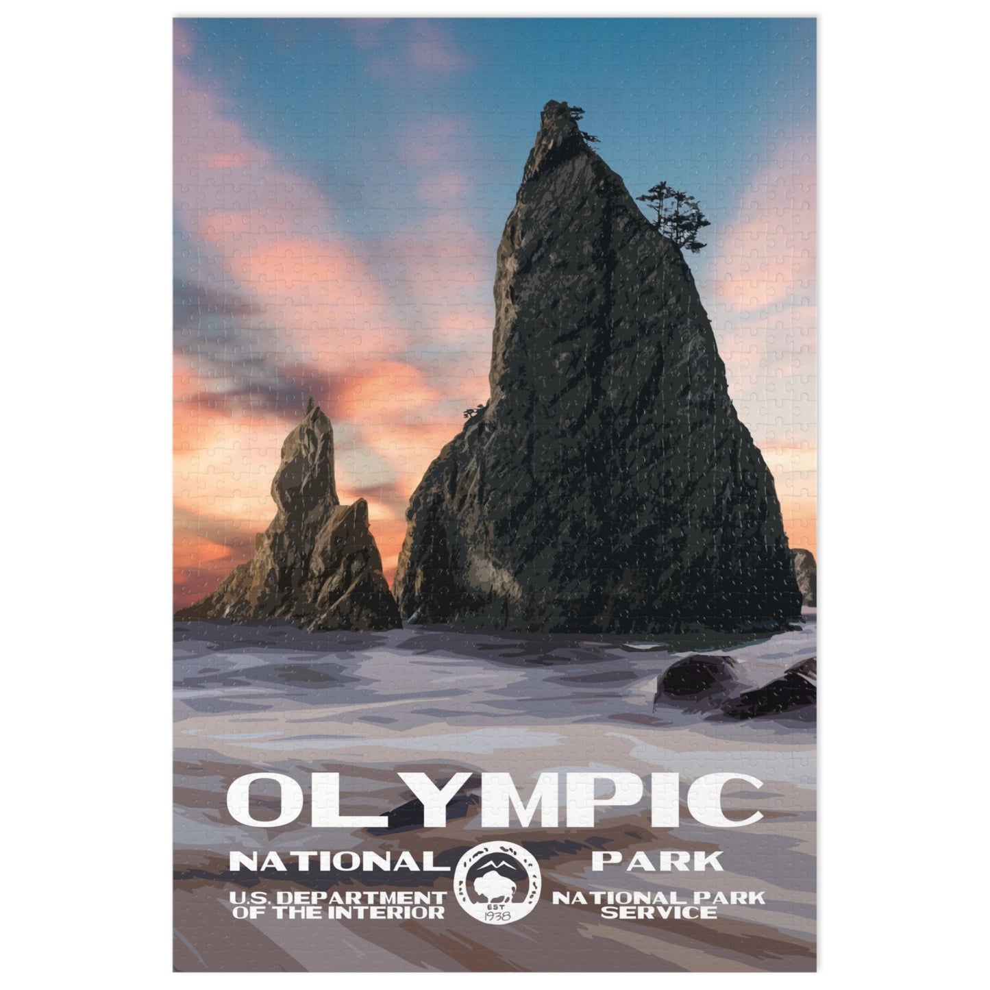 Olympic National Park Jigsaw Puzzle - 1000 Pieces