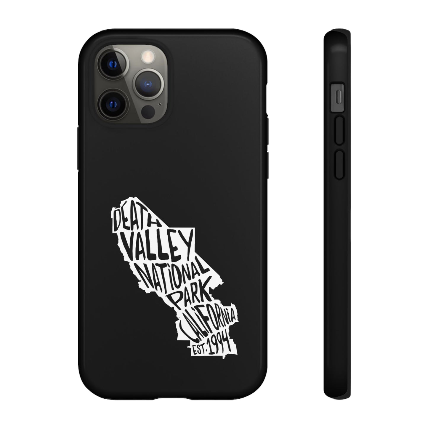 Death Valley National Park Phone Case - Map Design