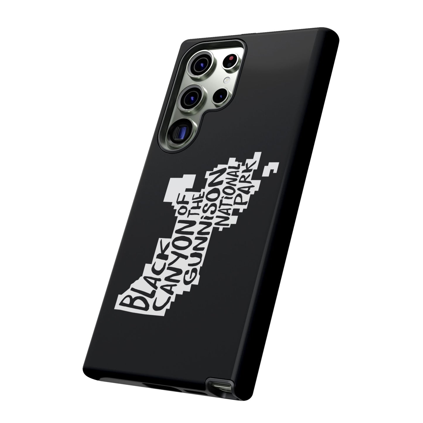 Black Canyon of the Gunnison National Park Phone Case - Map Design