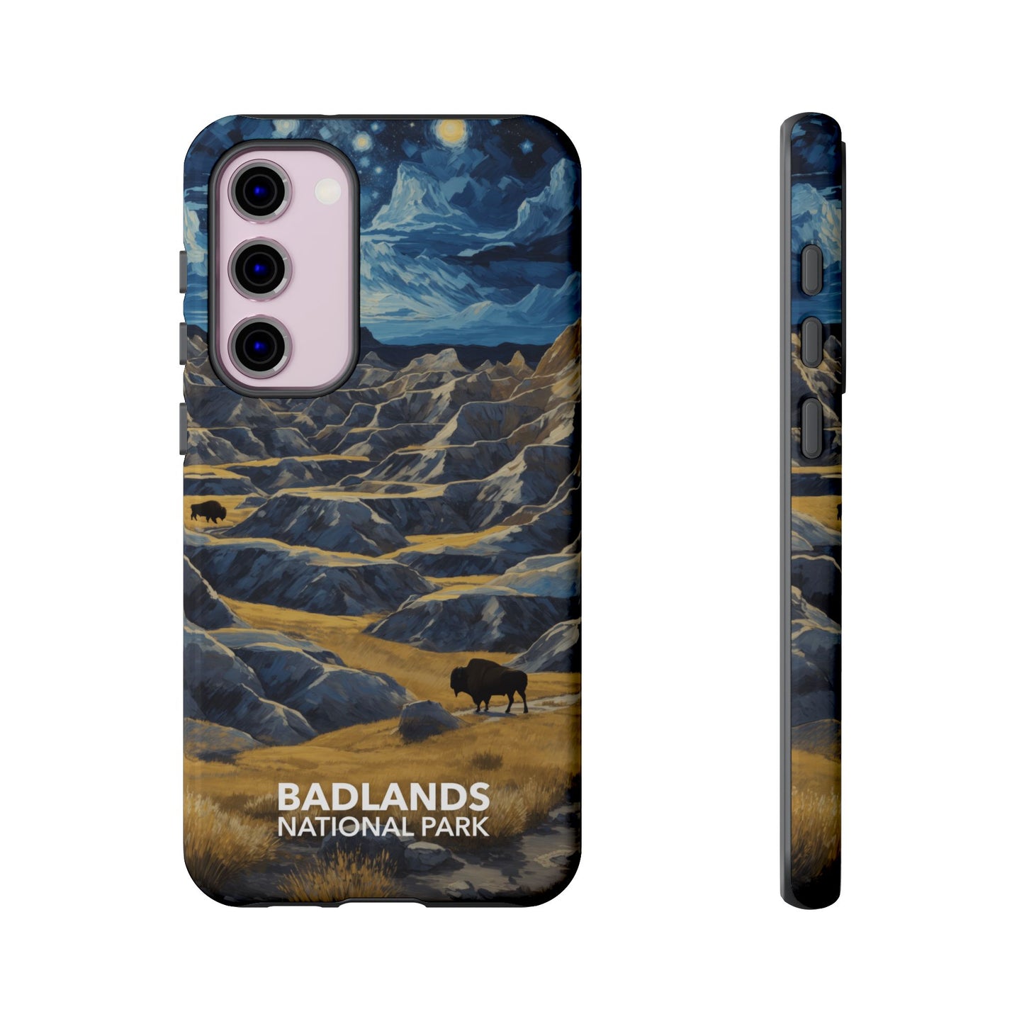 Badlands National Park Phone Case - Starry Night