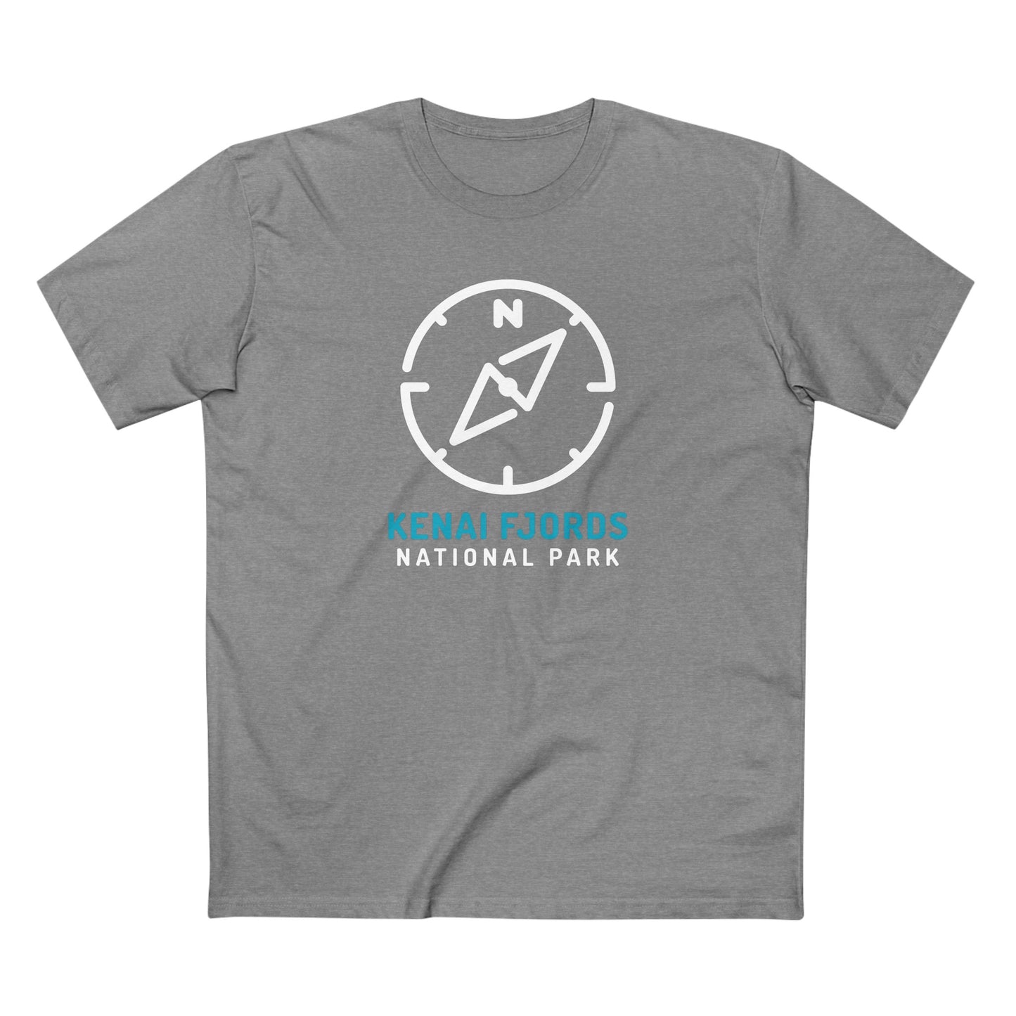 Kenai Fjords National Park T-Shirt Compass Design