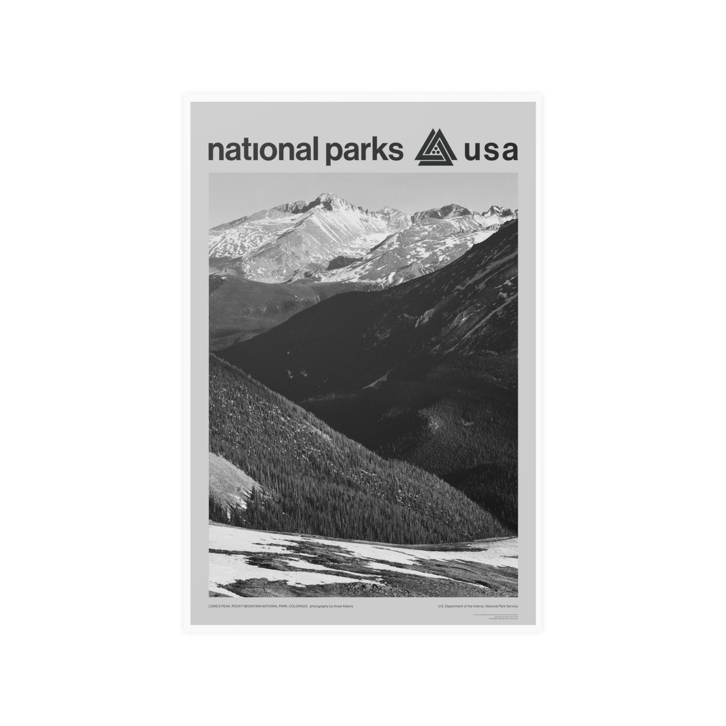 Rocky Mountain National Park Poster - Ansel Adams