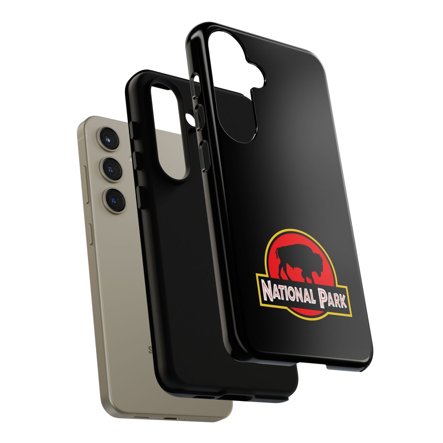 Bison National Park Phone Case - Parody Logo
