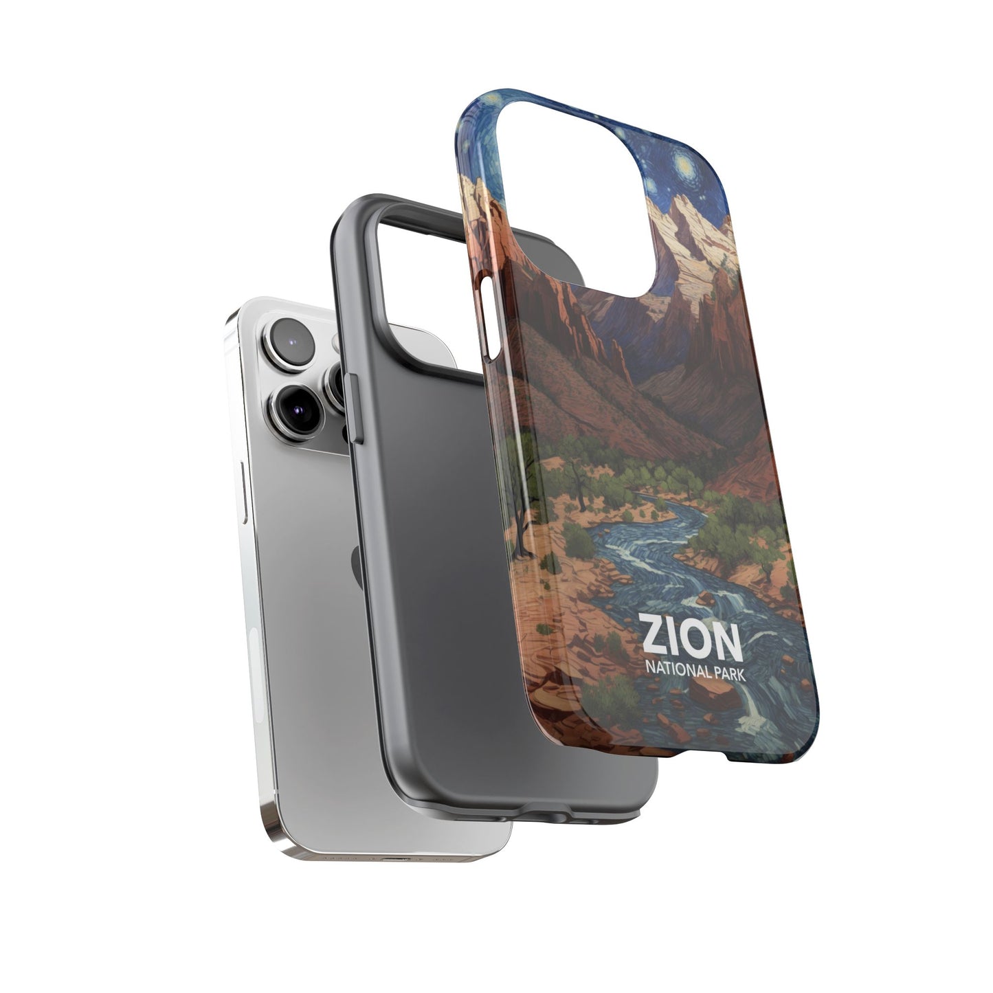 Zion National Park Phone Case - Starry Night