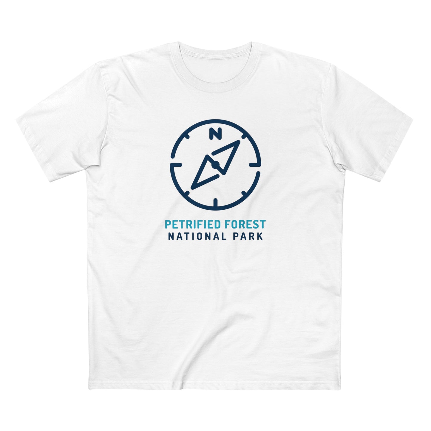 Petrified Forest National Park T-Shirt Compass Design