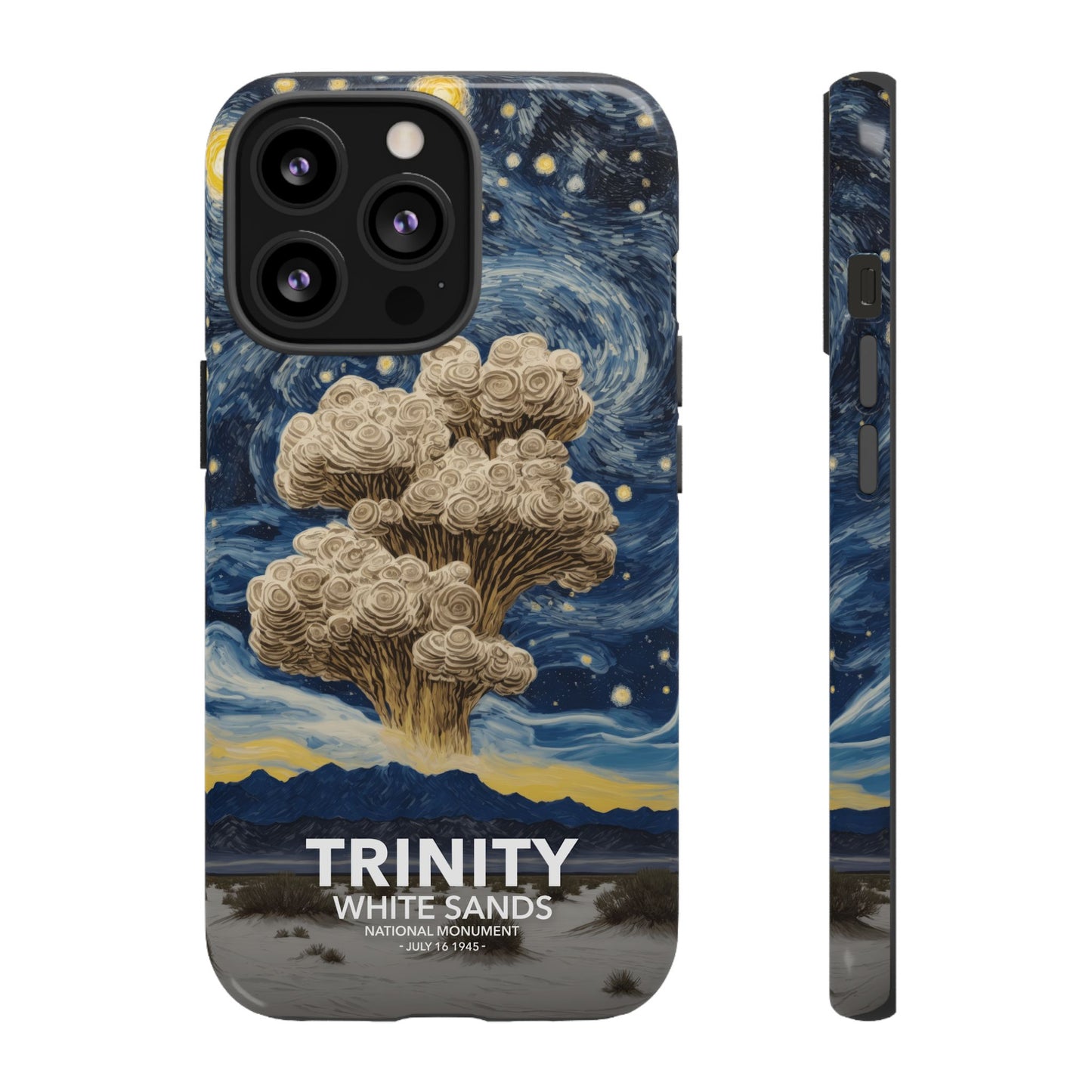 White Sands National Park Phone Case - Starry Night Trinity Test