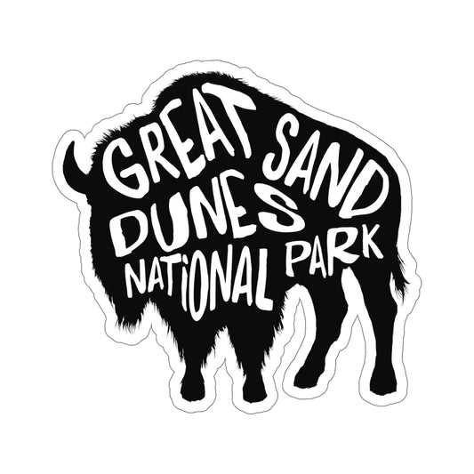 Great Sand Dunes National Park Sticker - Bison