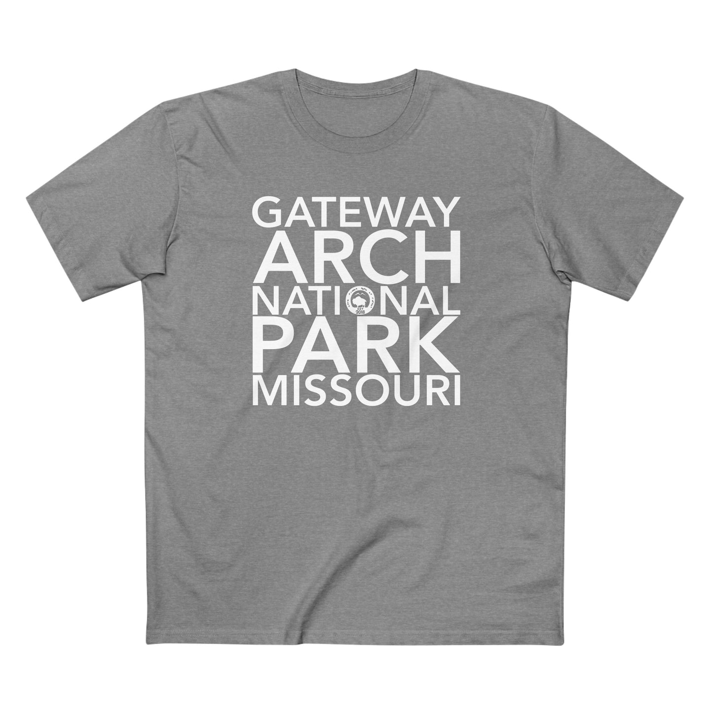 Gateway Arch National Park T-Shirt Block Text