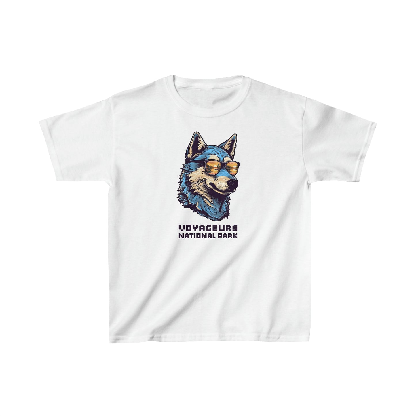 Voyageurs National Park Child T-Shirt - Cool Wolf