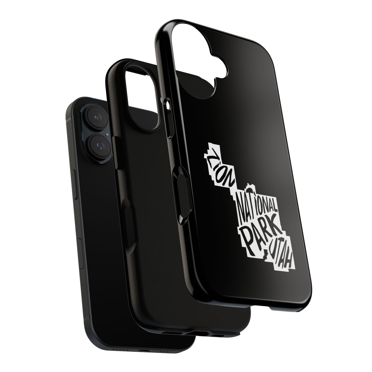 Zion National Park Phone Case - Map Design