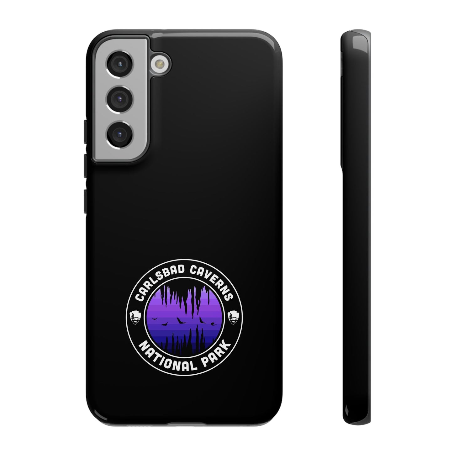 Carlsbad Caverns National Park Phone Case - Round Emblem Design