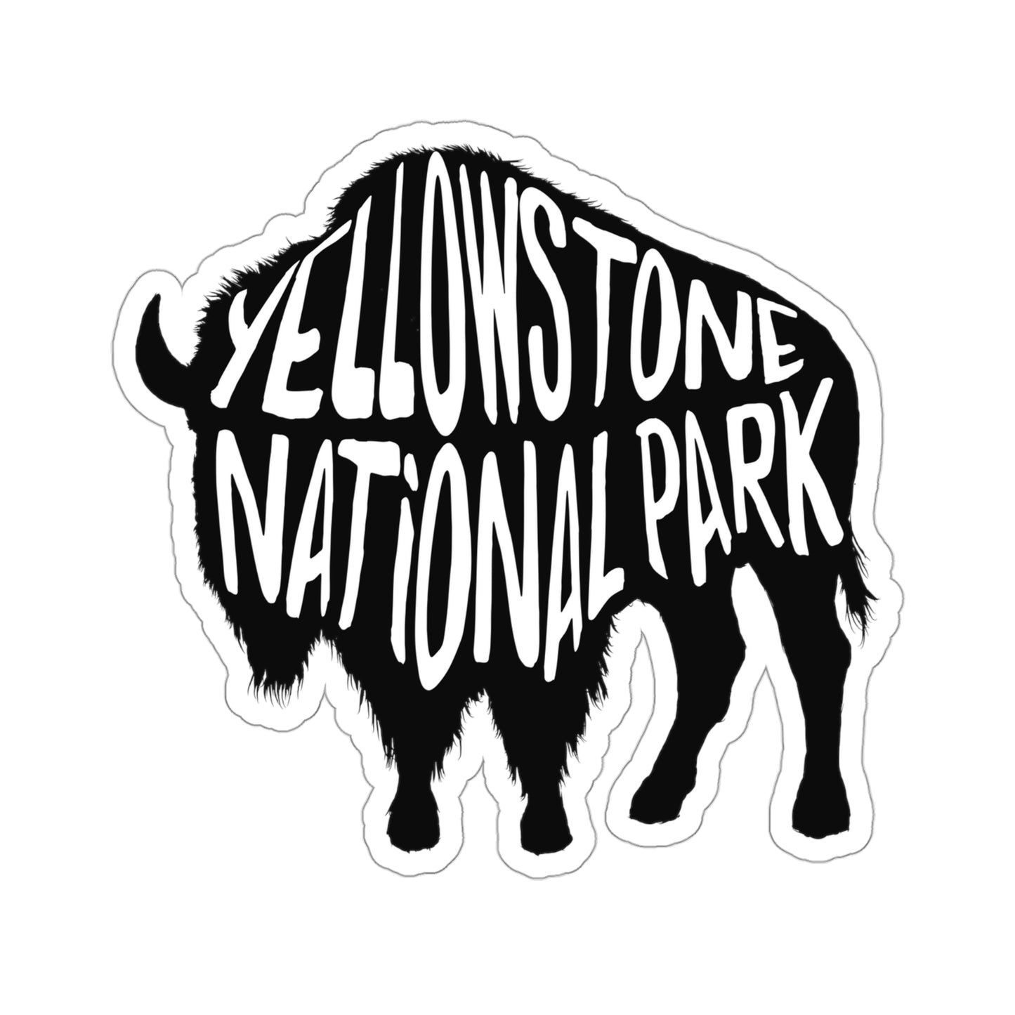 Yellowstone National Park Sticker - Bison