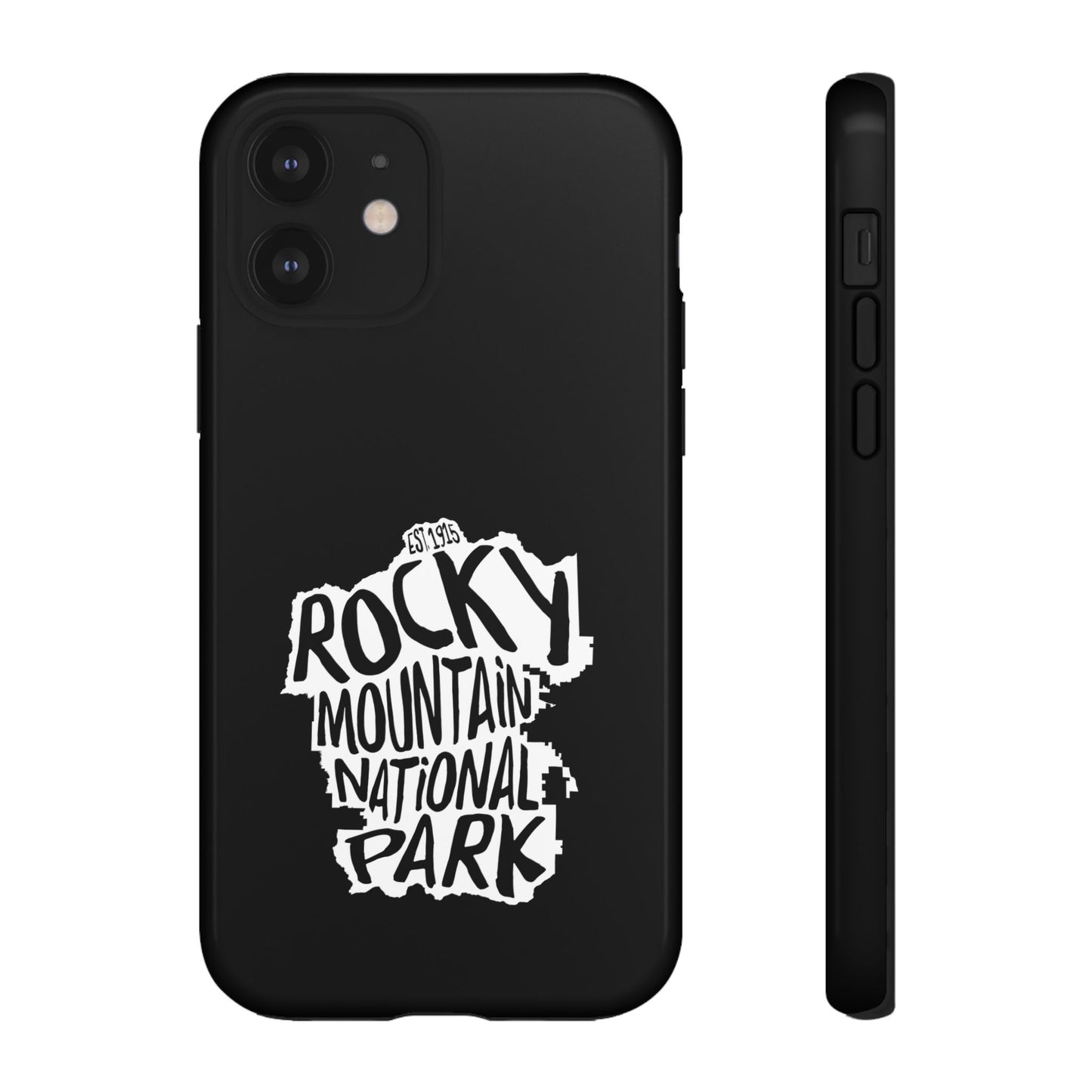 Rocky Mountain National Park Phone Case - Map Design