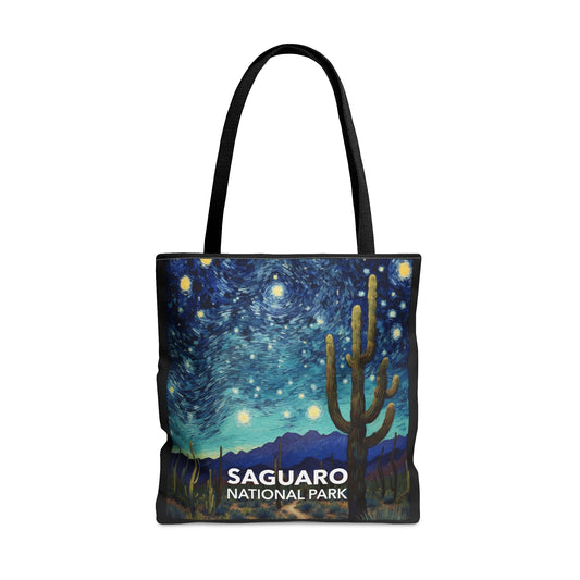 Saguaro National Park Tote Bag - The Starry Night