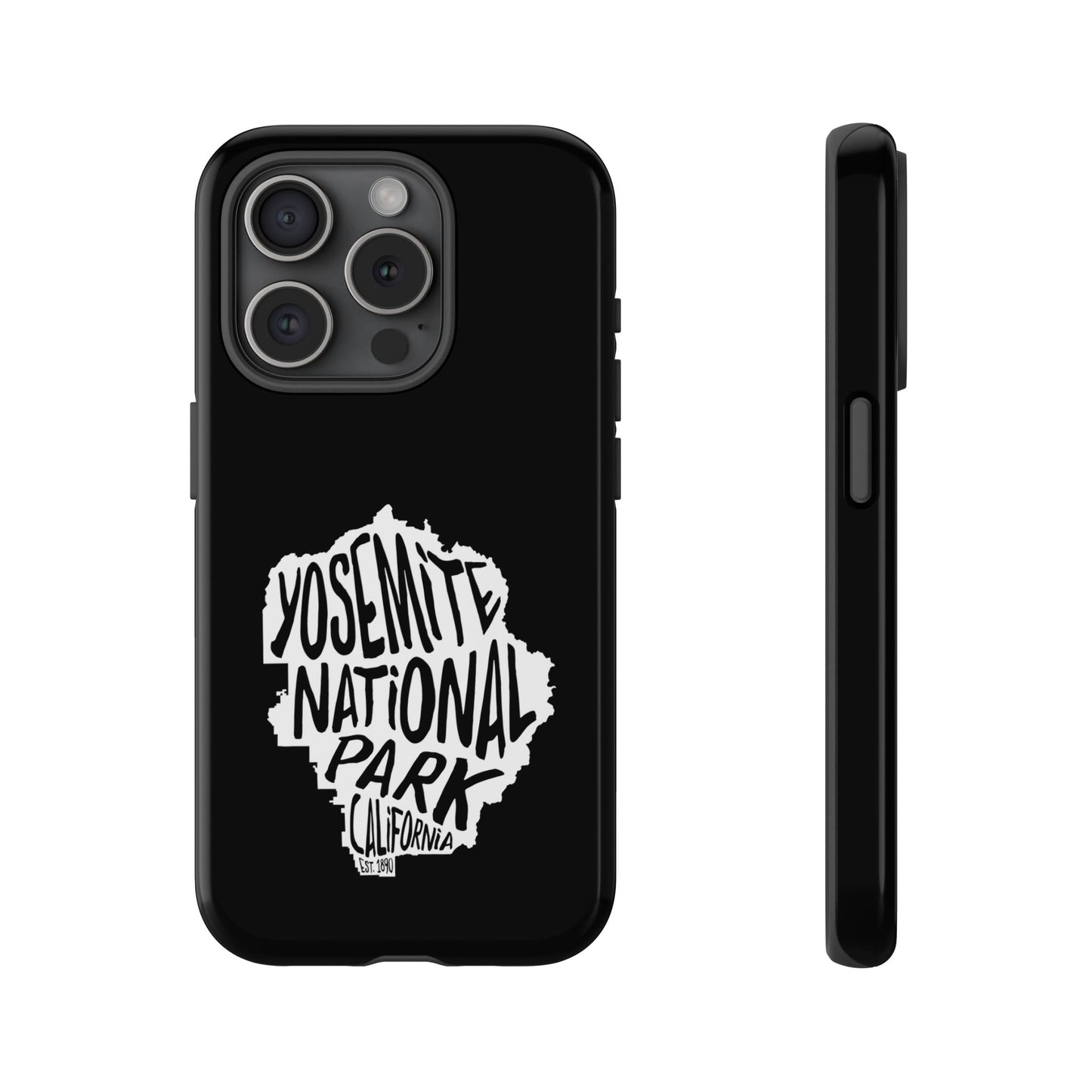 Yosemite National Park Phone Case - Map Design