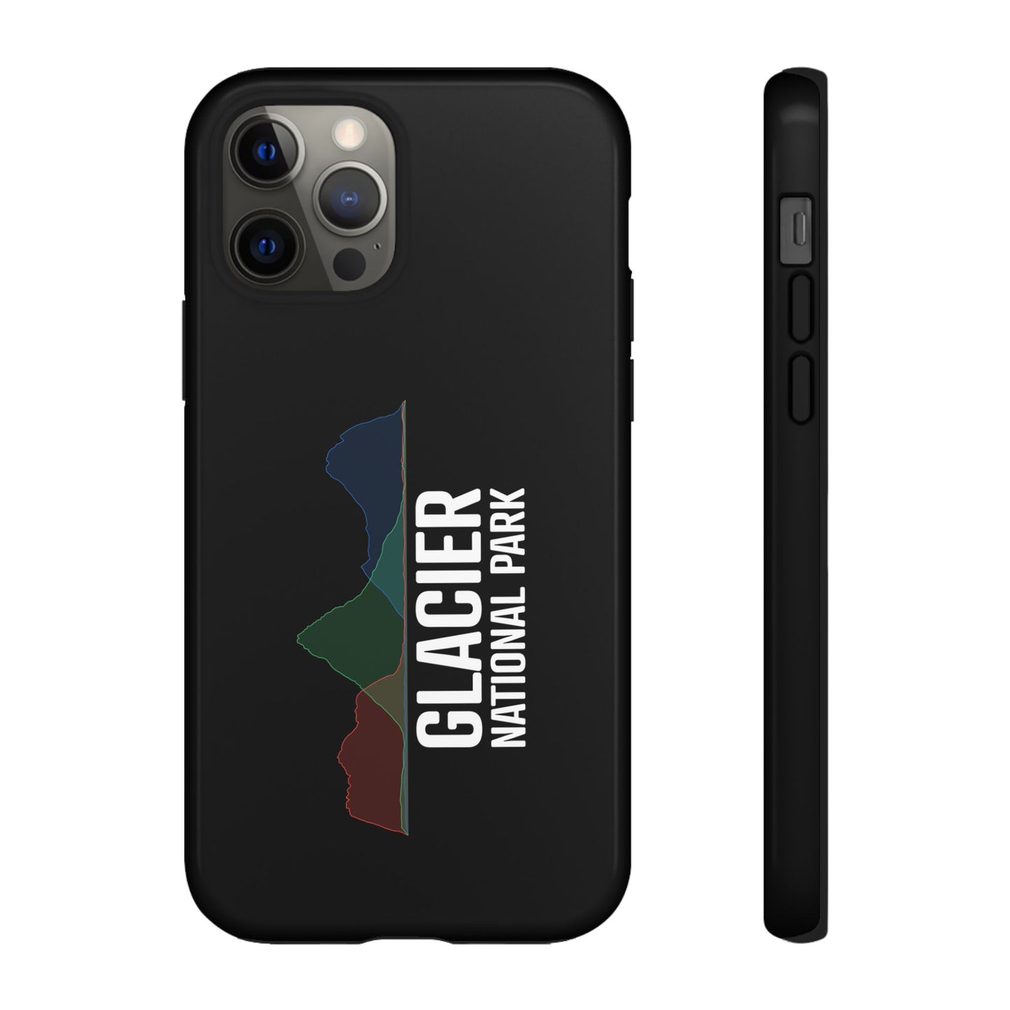 Glacier National Park Phone Case - Histogram Design