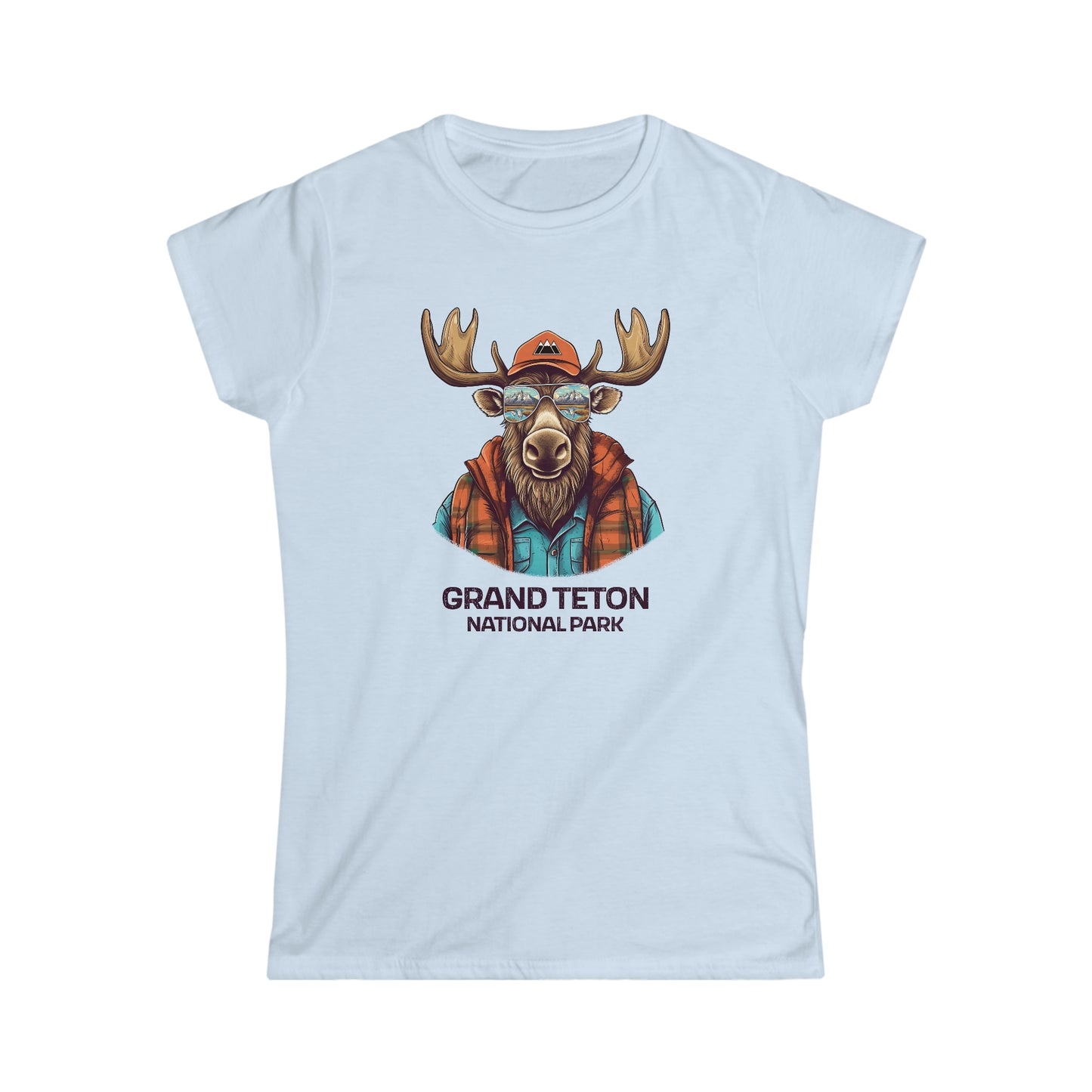 Grand Teton Denali National Park Women's T-Shirt - Cool Moose