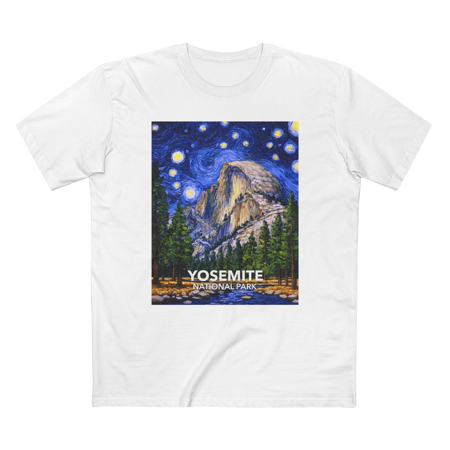 Yosemite National Park T-Shirt - The Starry Night