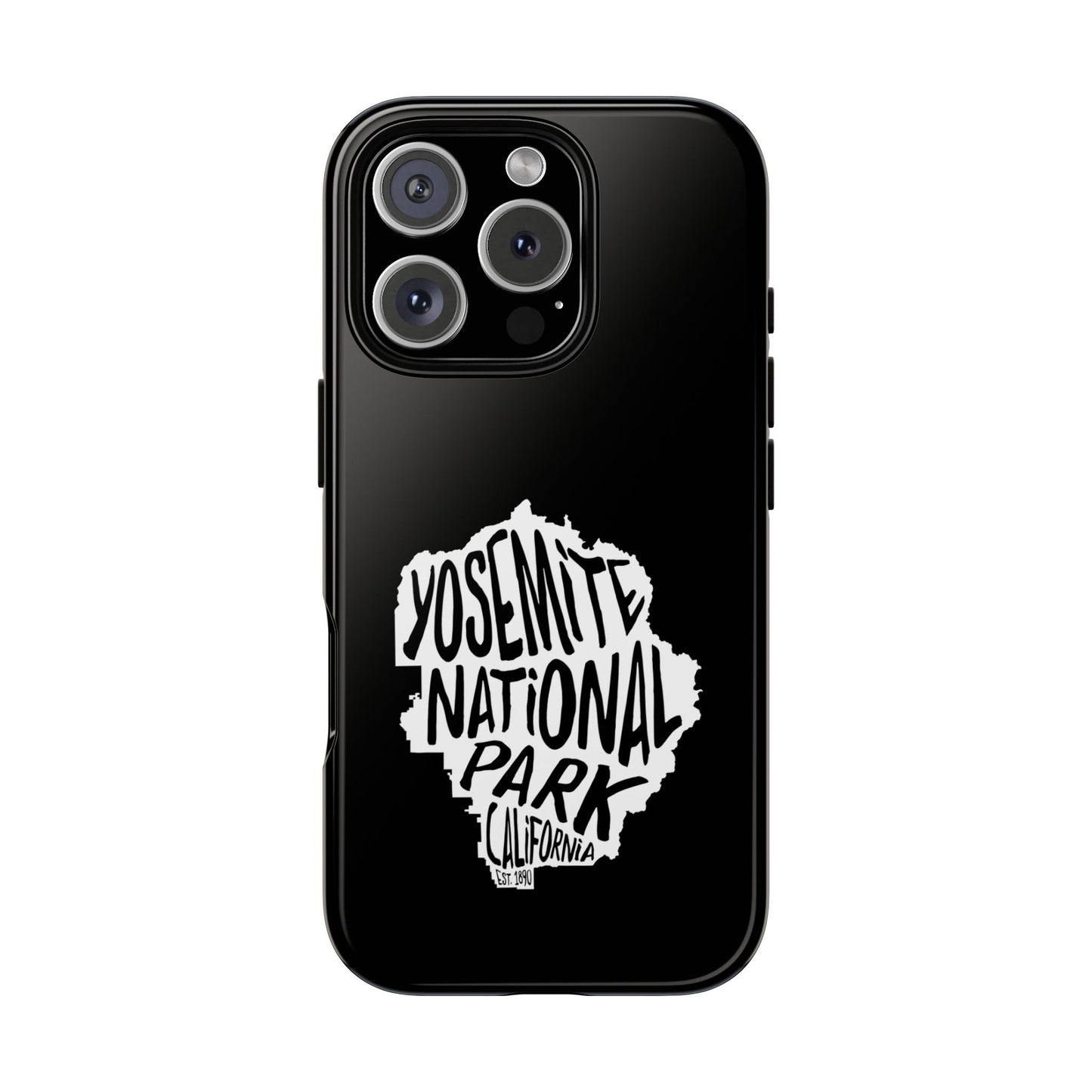 Yosemite National Park Phone Case - Map Design