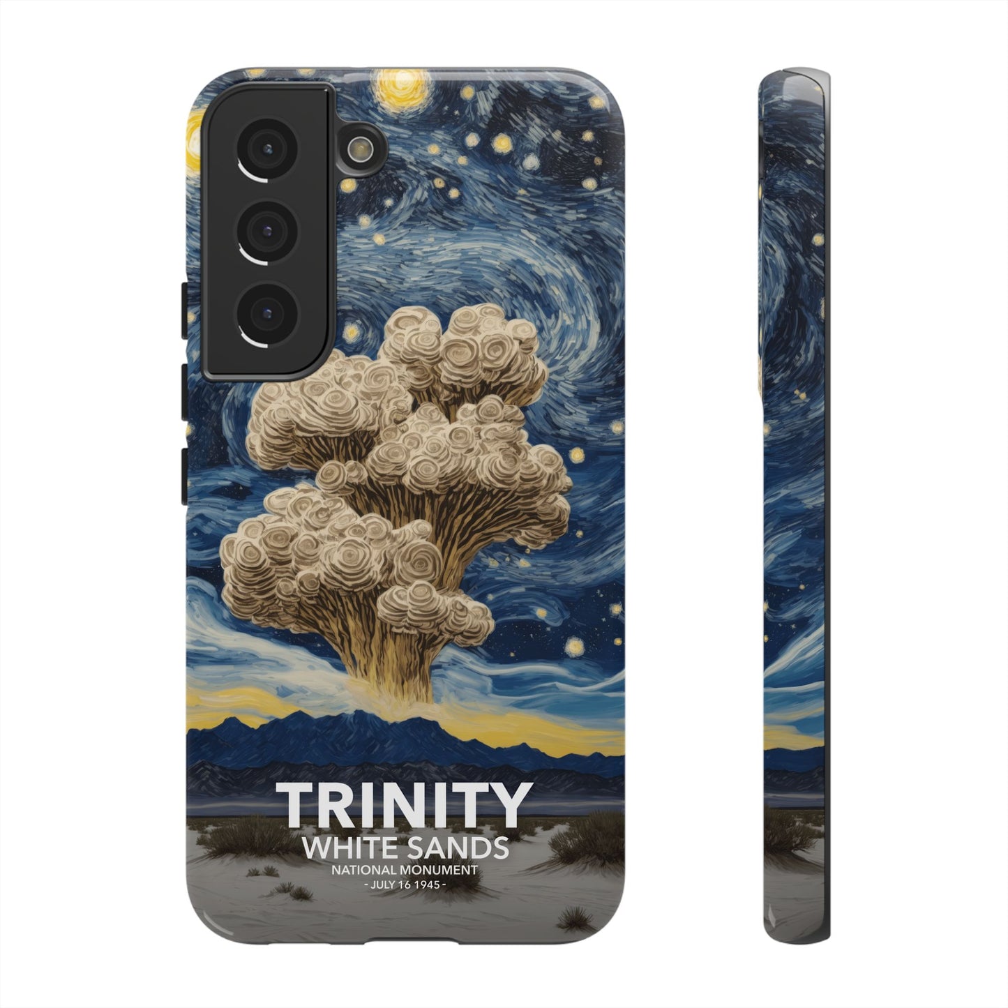White Sands National Park Phone Case - Starry Night Trinity Test