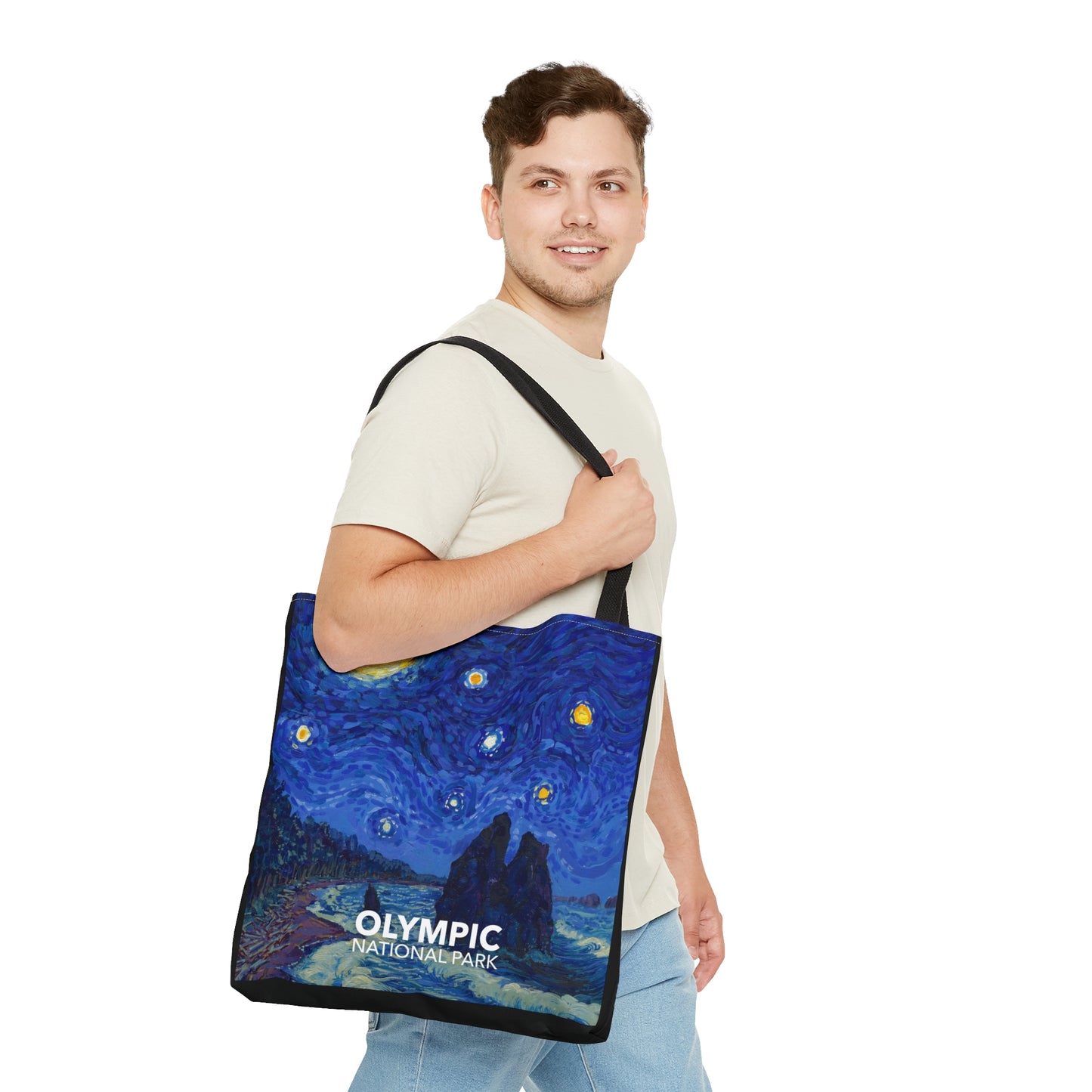 Olympic National Park Tote Bag - The Starry Night