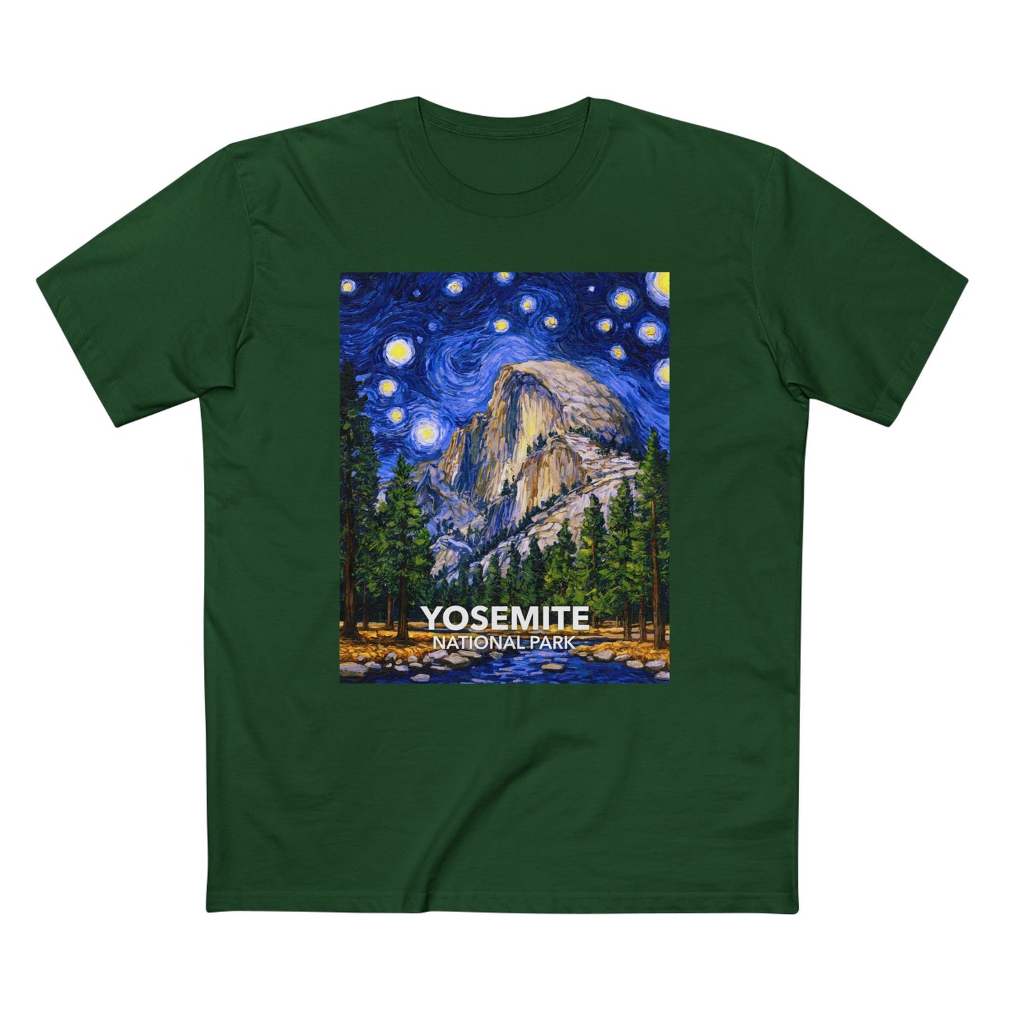 Yosemite National Park T-Shirt - The Starry Night