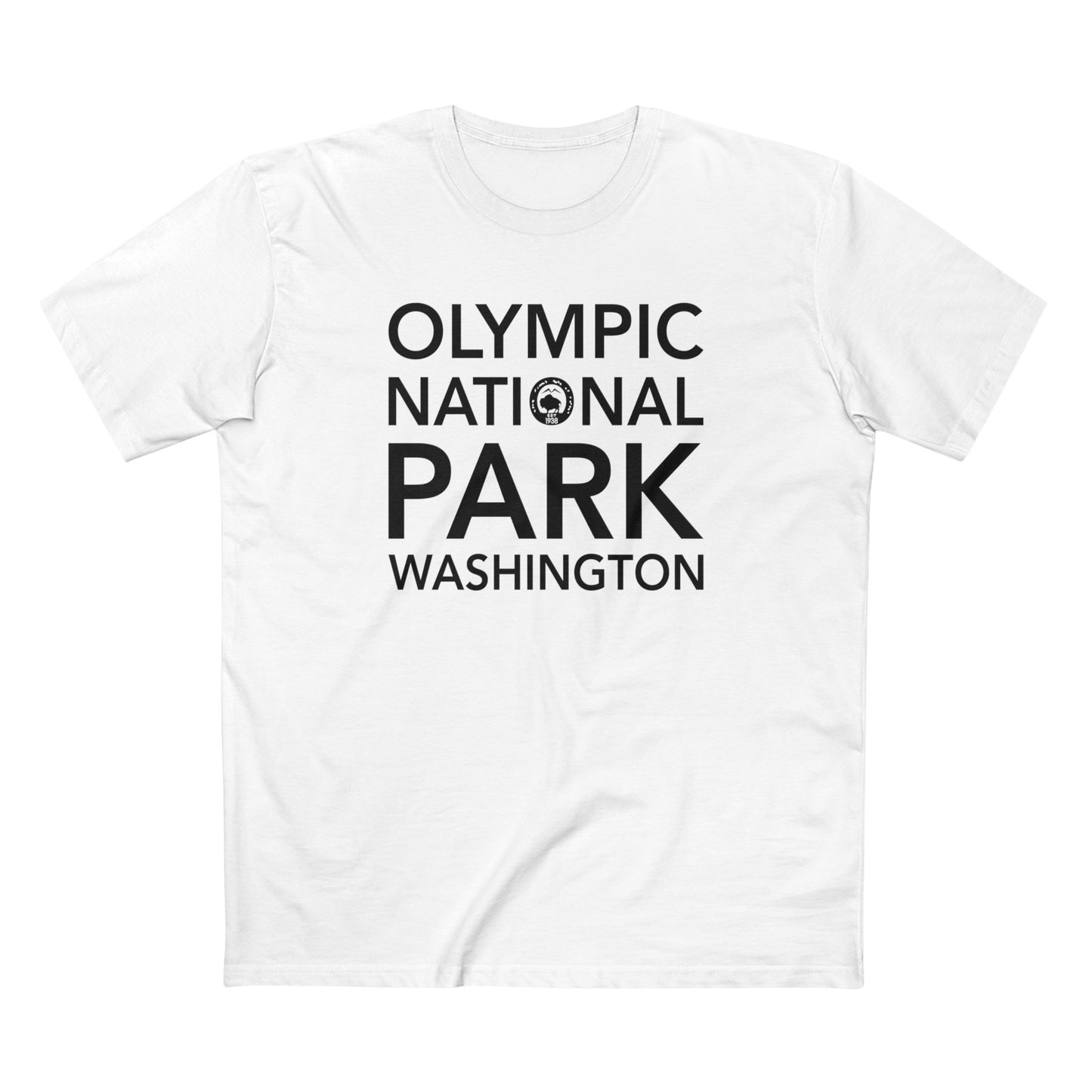 Olympic National Park T-Shirt Block Text