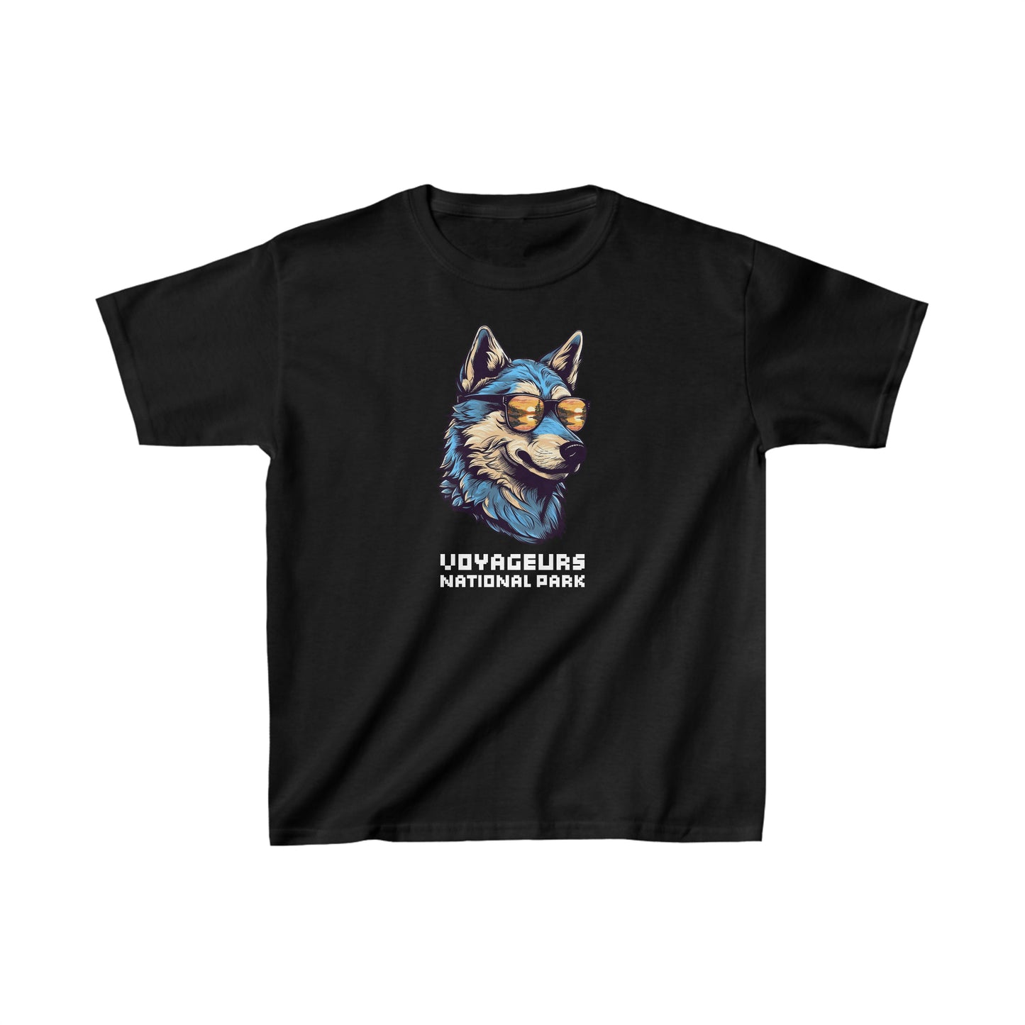 Voyageurs National Park Child T-Shirt - Cool Wolf