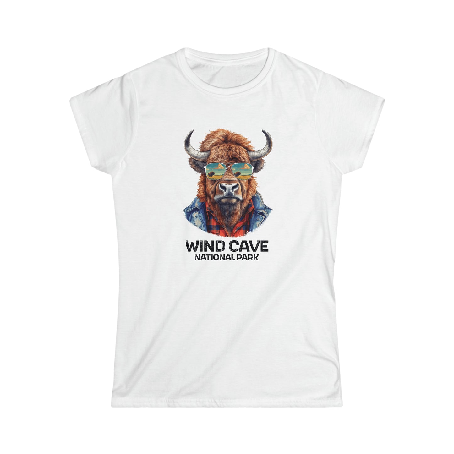 Wind Cave National Park Women's T-Shirt - Cool Bison