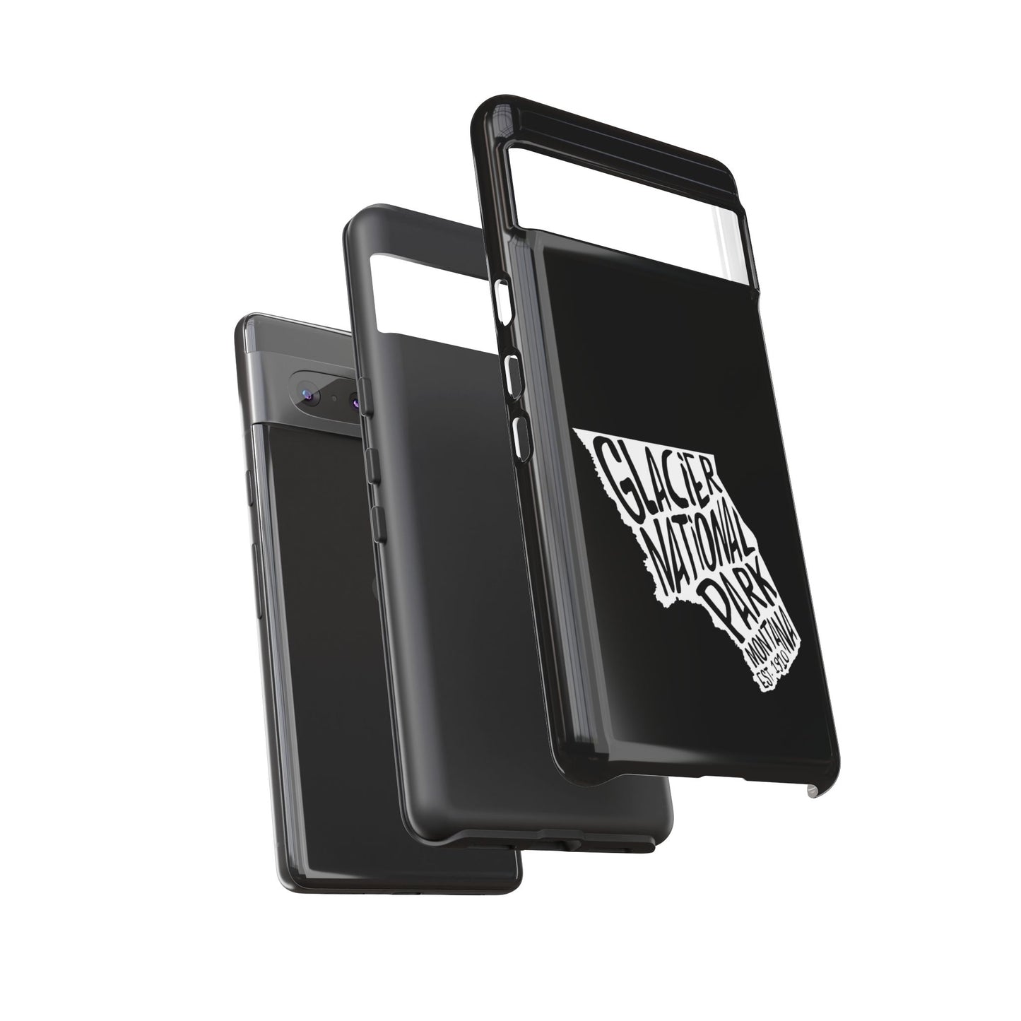 Glacier National Park Phone Case - Map Design
