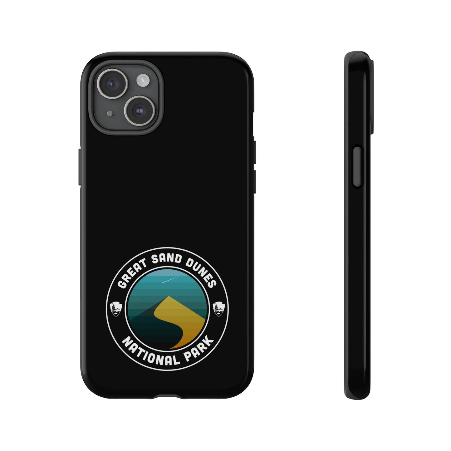 Great Sand Dunes National Park Phone Case - Round Emblem Design