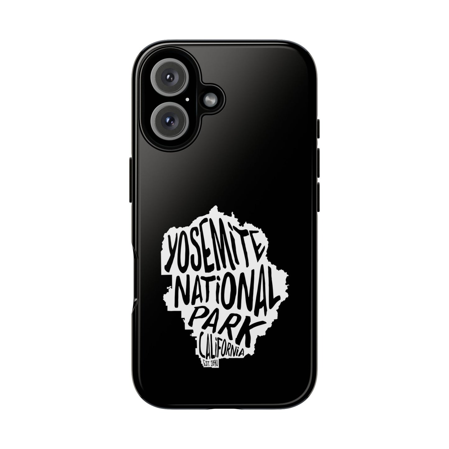 Yosemite National Park Phone Case - Map Design