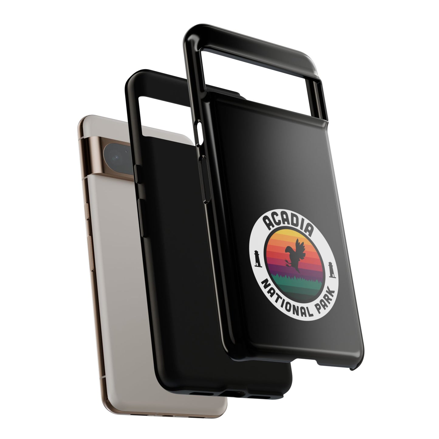 Acadia National Park Phone Case - Round Emblem Design