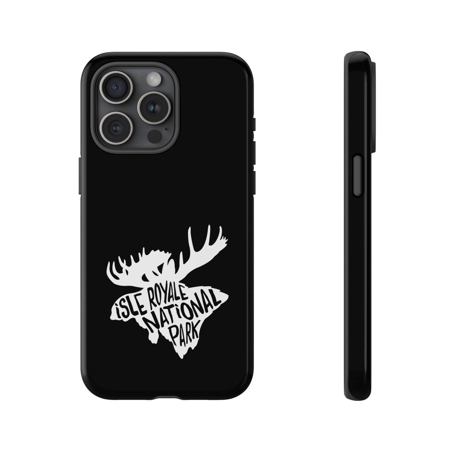 Isle Royale National Park Phone Case - Moose Design