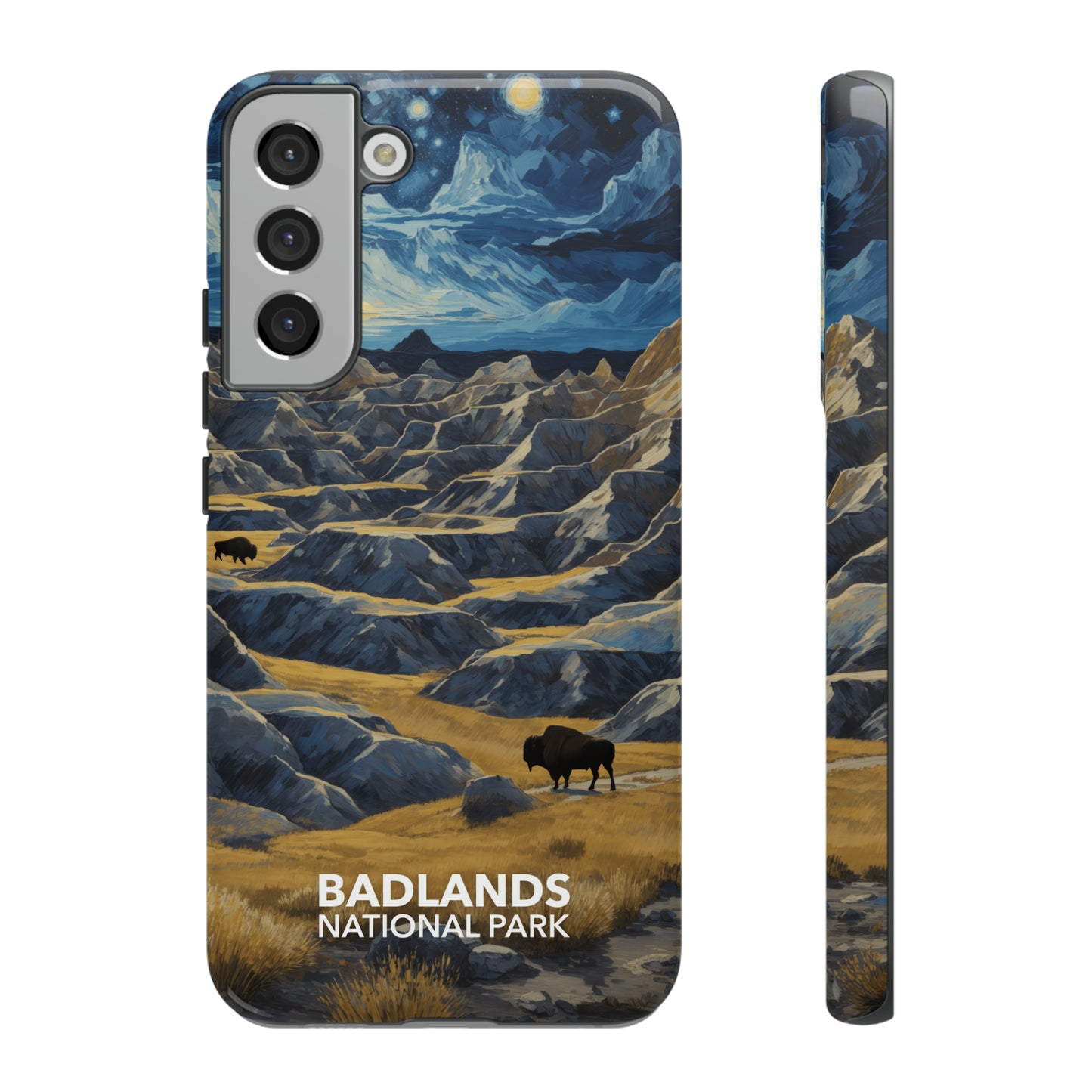 Badlands National Park Phone Case - Starry Night