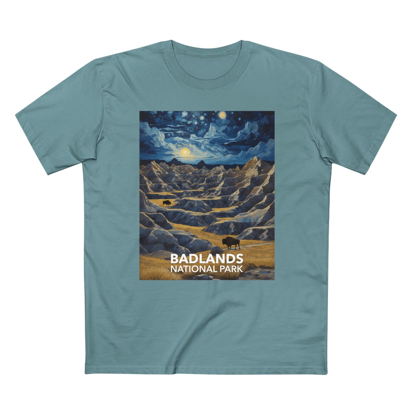Badlands National Park T-Shirt - The Starry Night