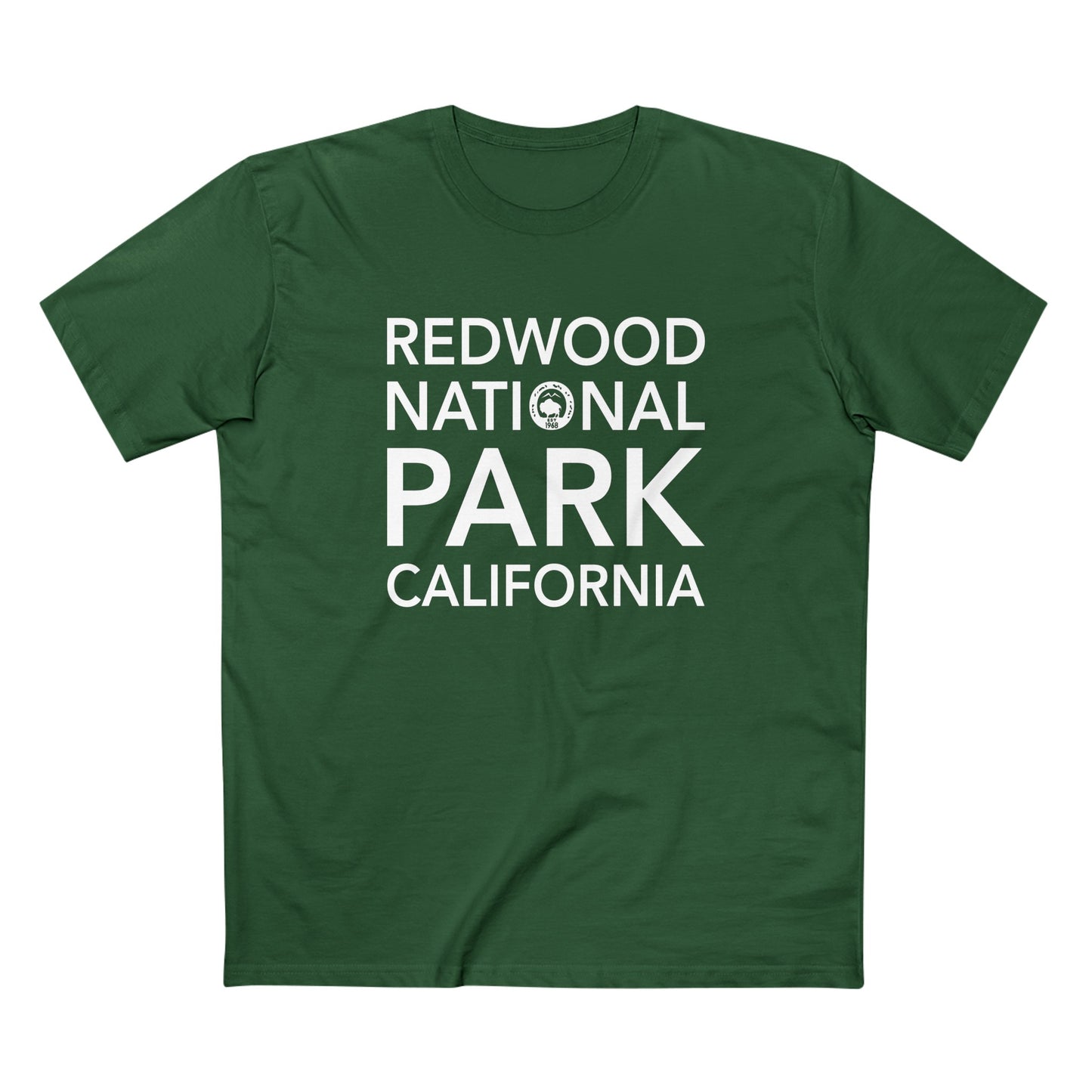 Redwood National Park T-Shirt Block Text