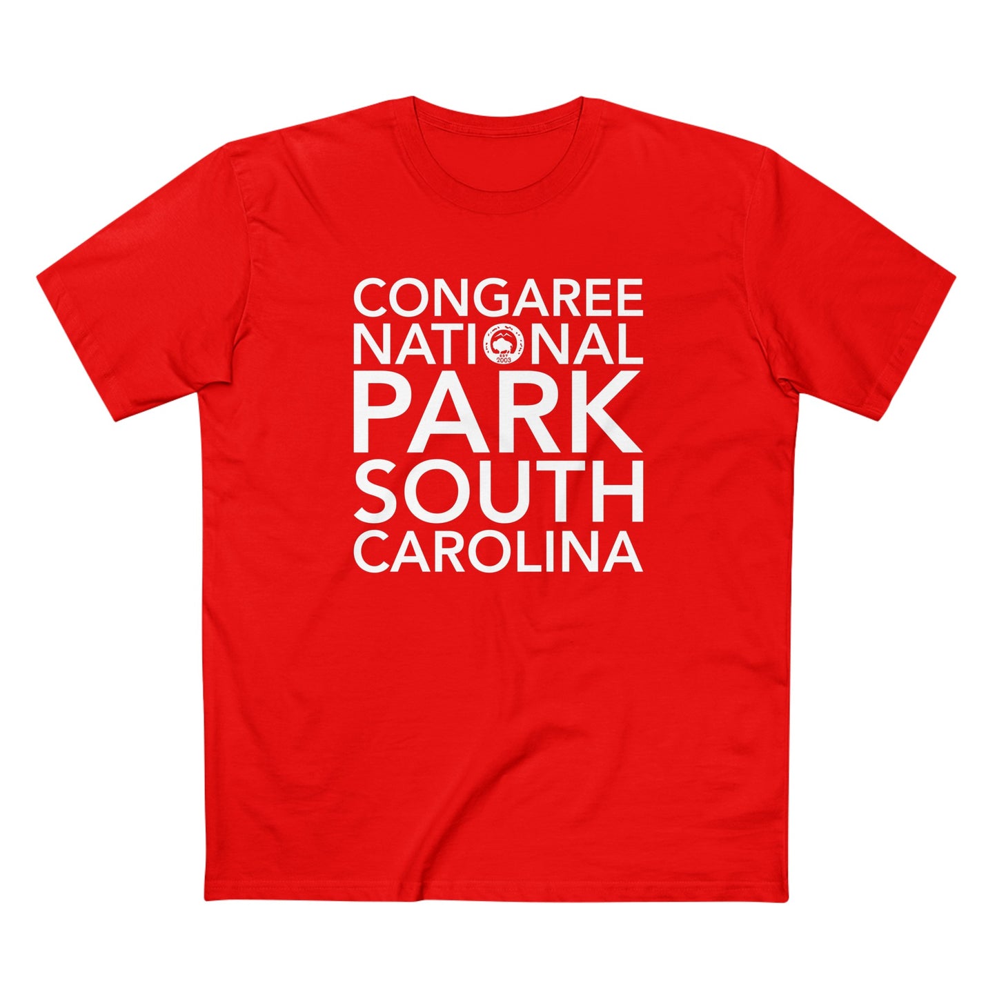 Congaree National Park T-Shirt Block Text