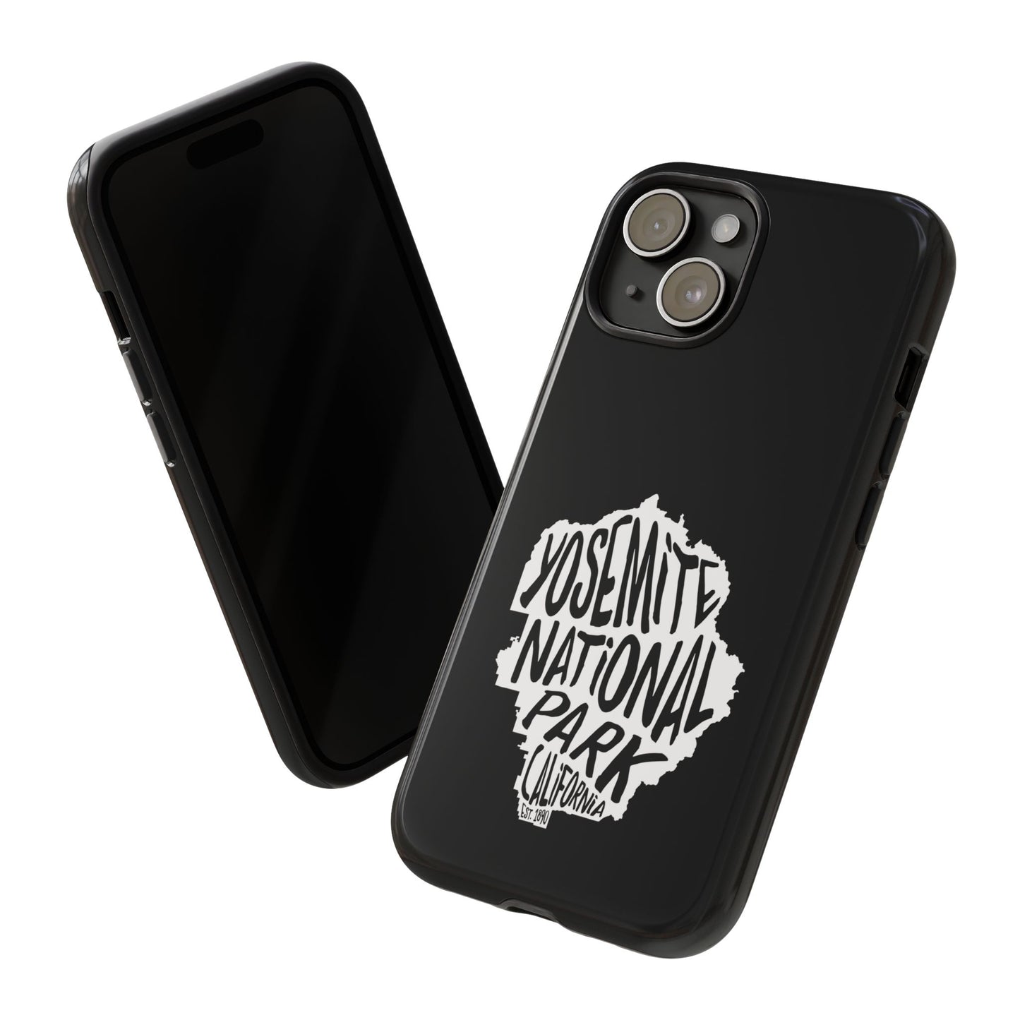 Yosemite National Park Phone Case - Map Design
