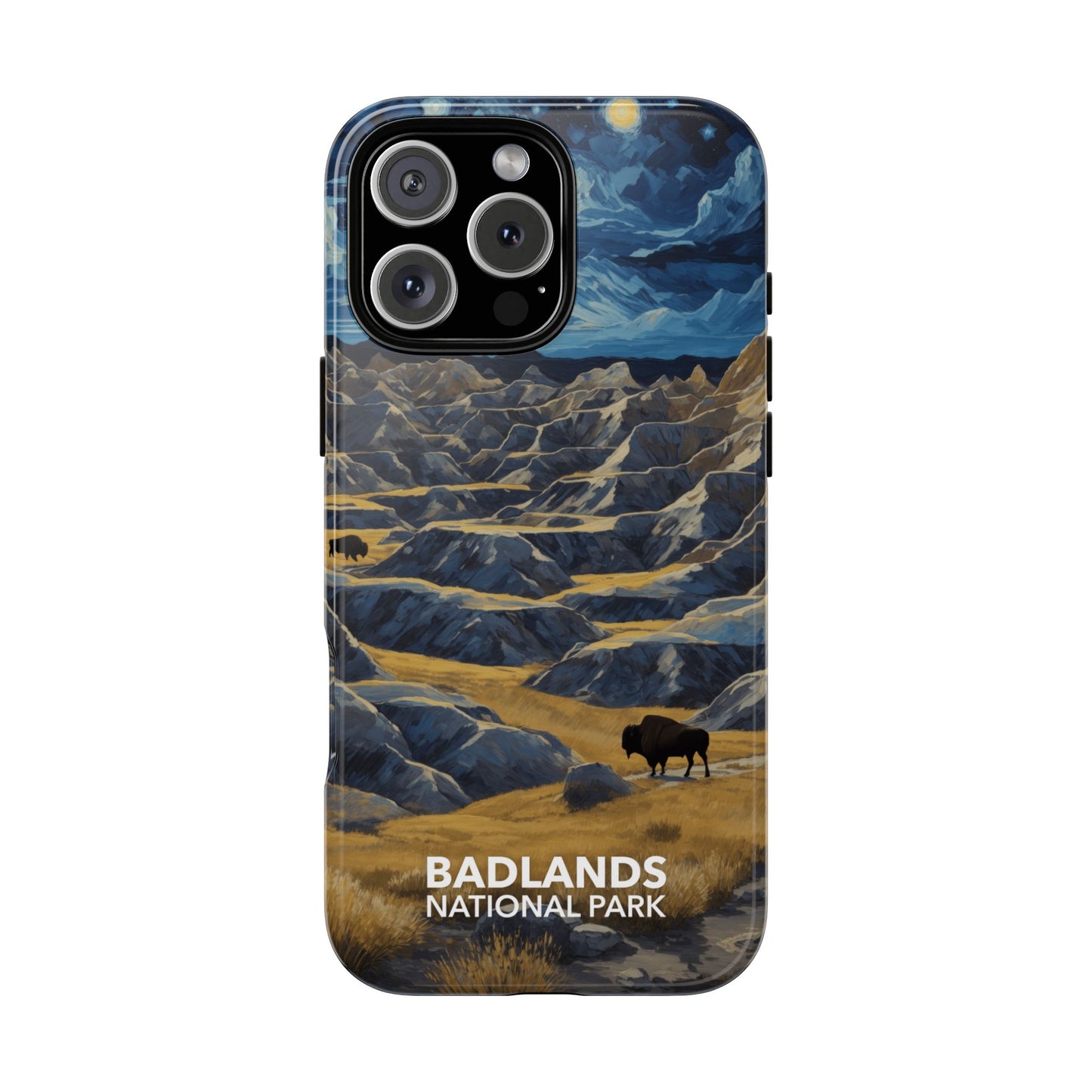 Badlands National Park Phone Case - Starry Night